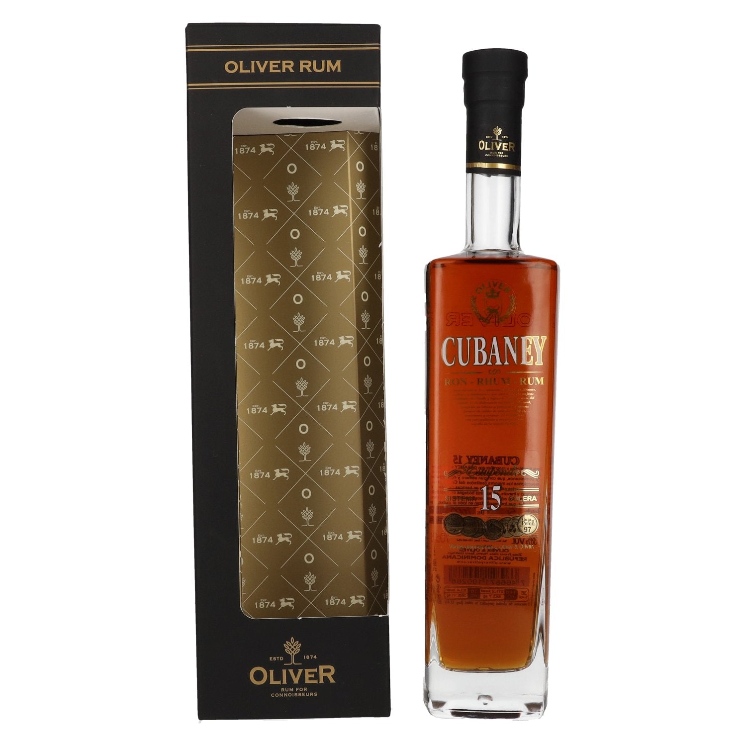 Ron Cubaney ESTUPENDO 15 Sistema Solera 38% Vol. 0,7l in Giftbox