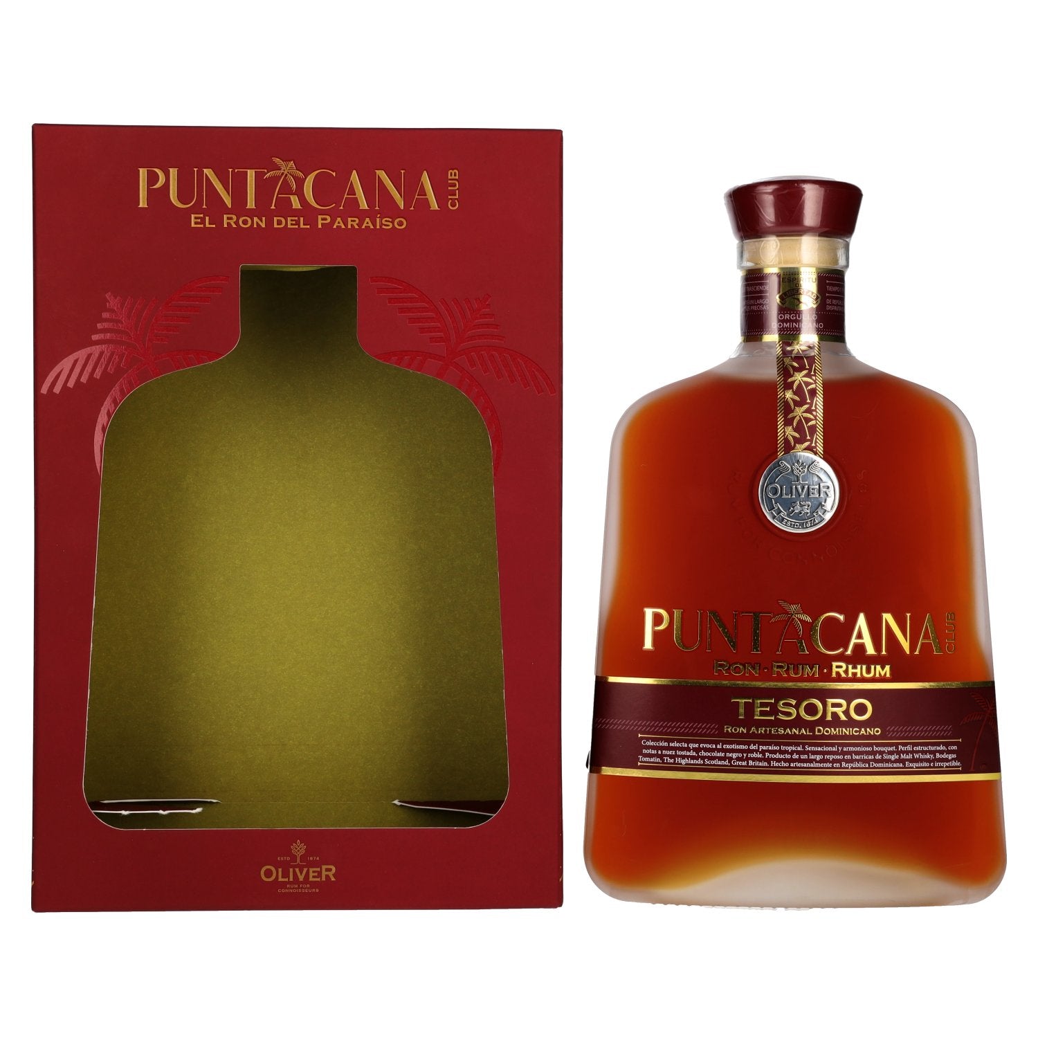 Puntacana Club Tesoro 38% Vol. 0,7l in Giftbox