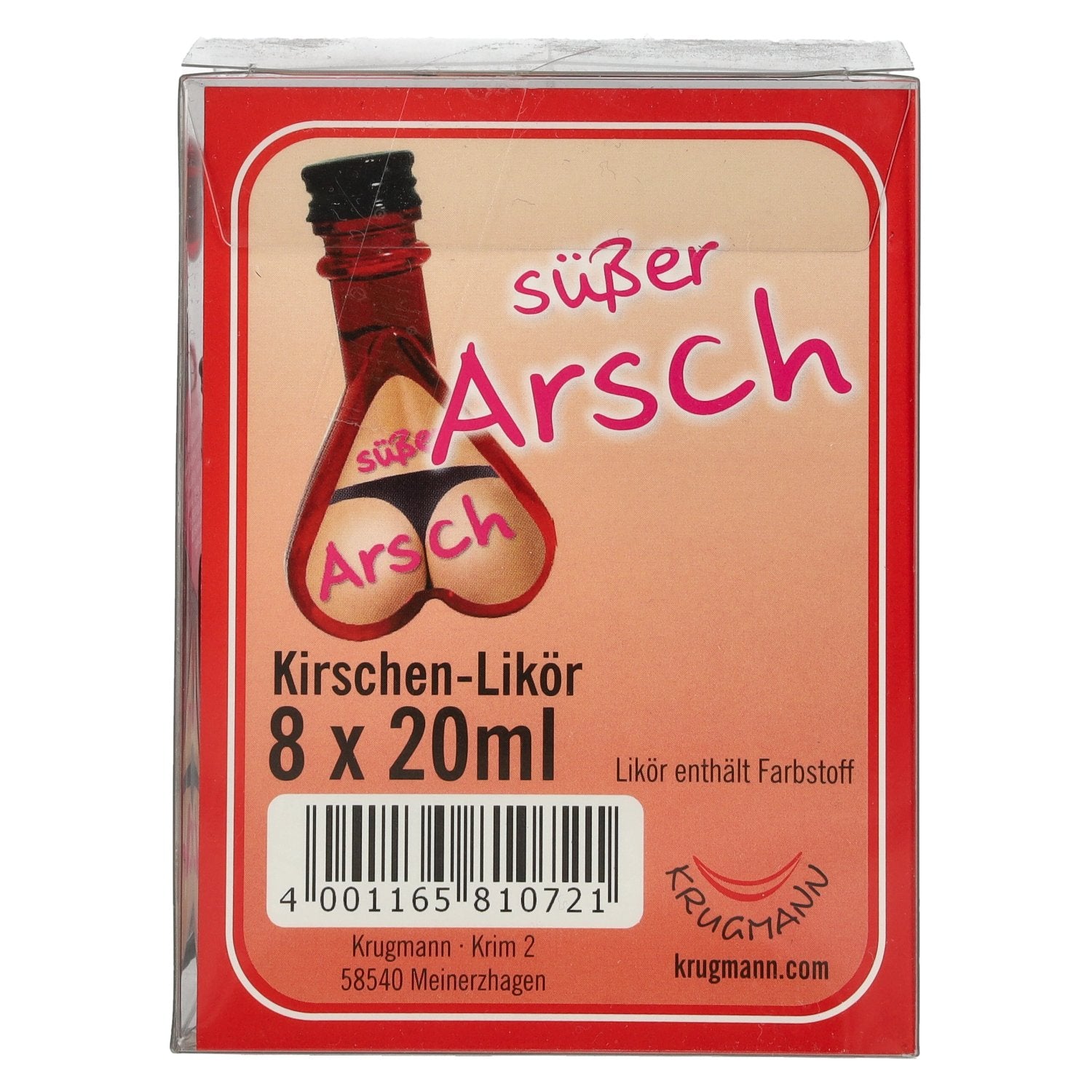 Suesser Arsch Kirschen Likoer 15% Vol. 8x0,02l PET