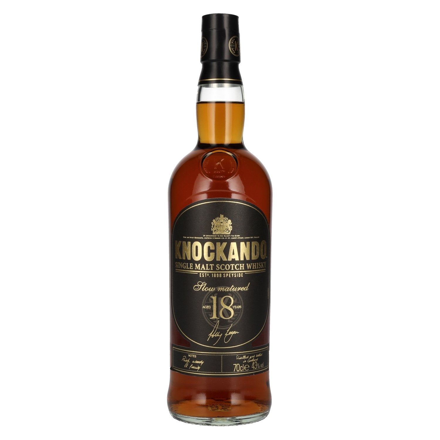 Knockando 18 Years Old Slow Matured Single Malt Scotch Whisky 43% Vol. 0,7l