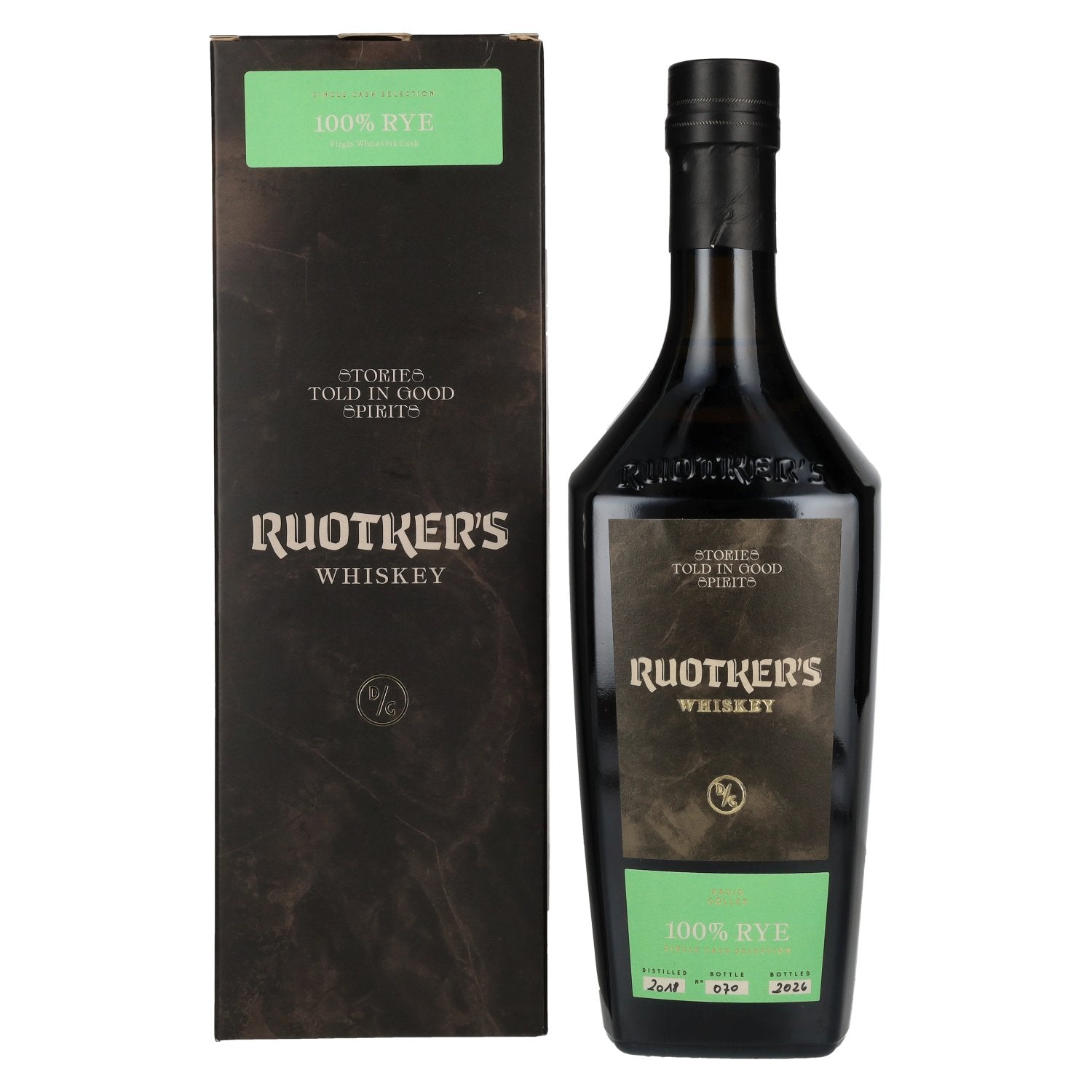 Ruotker's Stories Told In Good Spirits 100% Rye Whiskey 51,2% Vol. 0,7l in Giftbox
