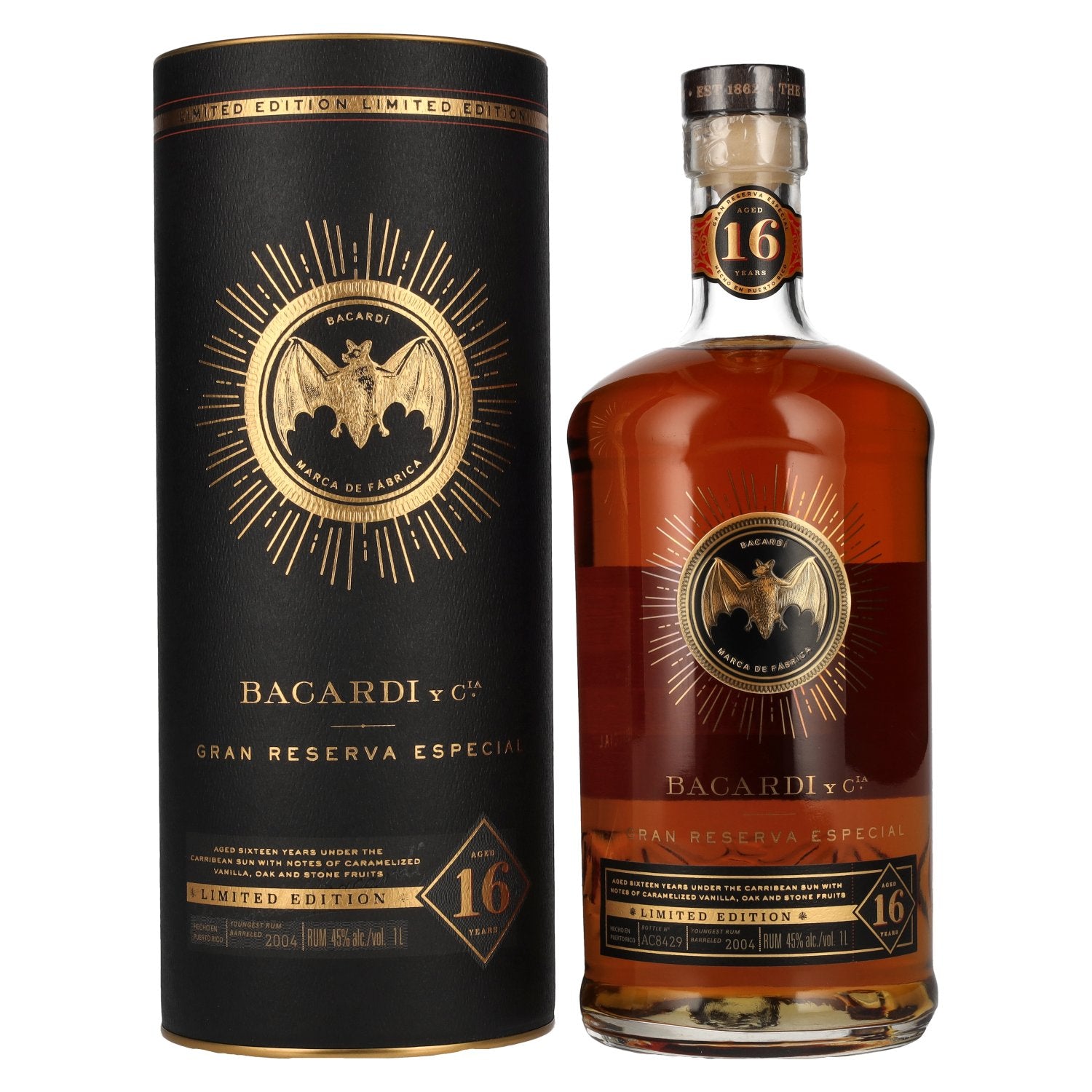 Bacardi 16 Years Old Gran Reserva Especial Limited Edition 45% Vol. 1l in Giftbox
