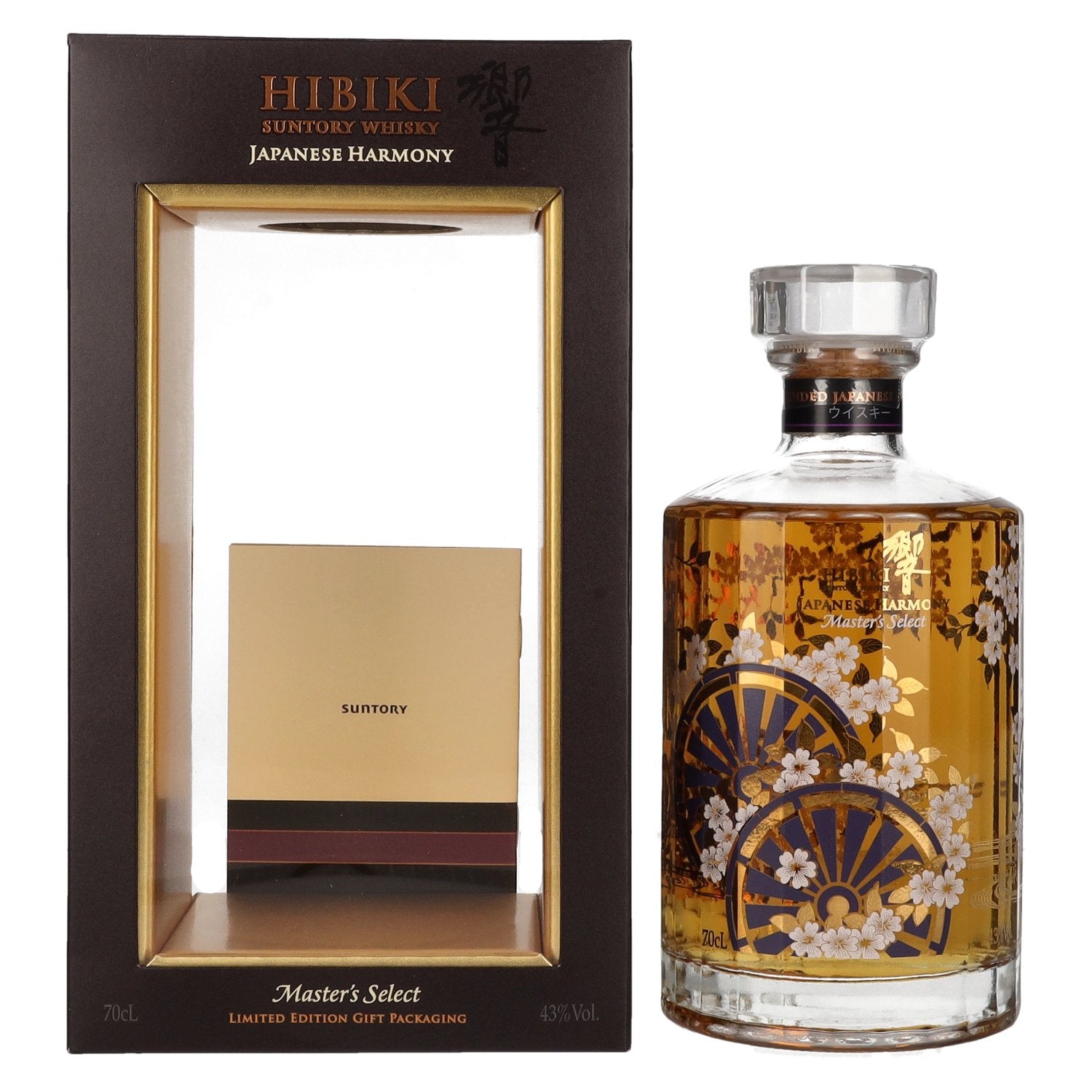 Suntory Hibiki Japanese Harmony Master's Select Japanese Blended Whisky 43% Vol. 0,7l in Giftbox