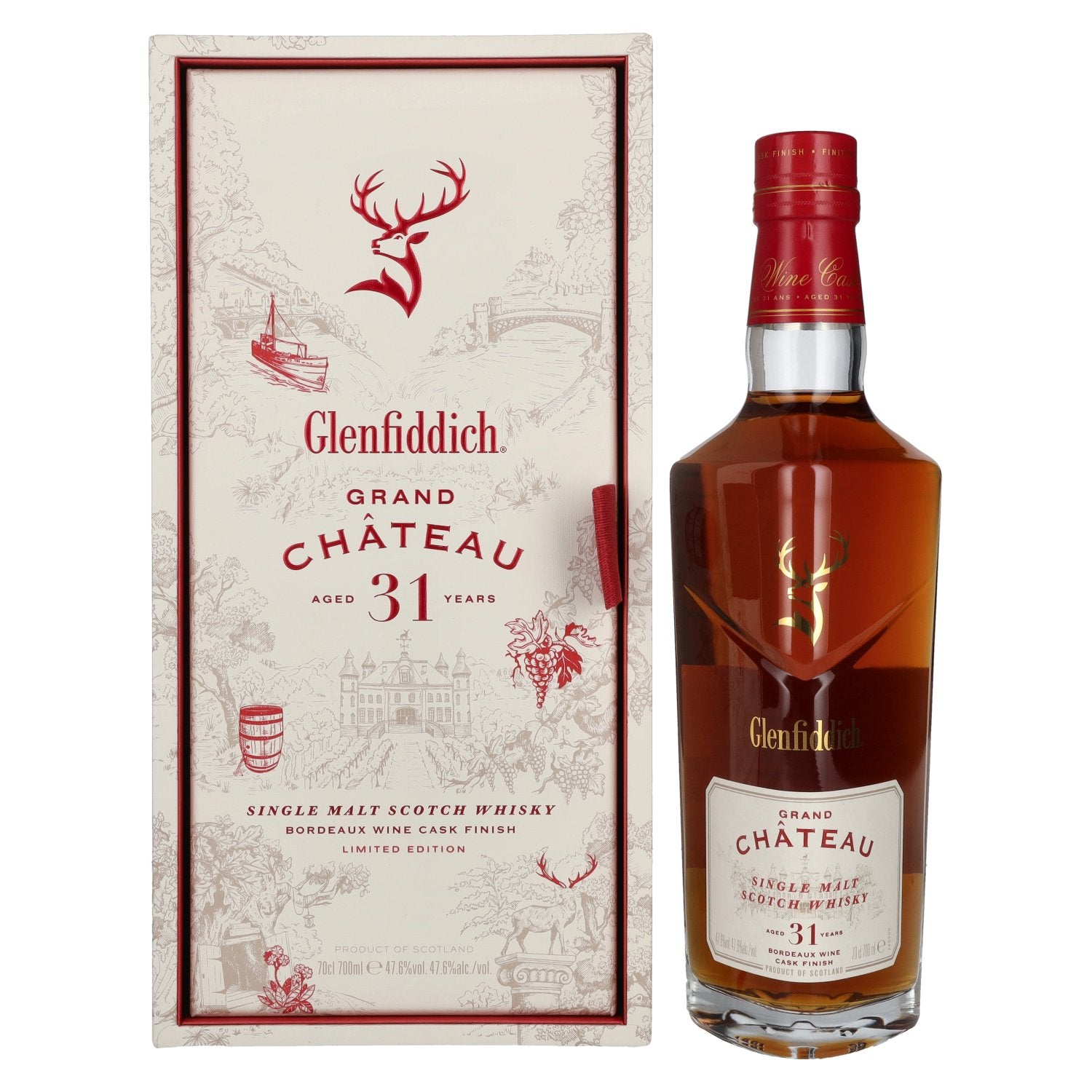 Glenfiddich 31 Years Old GRAND CHATEAU Single Malt Scotch Whisky 47,6% Vol. 0,7l in Giftbox