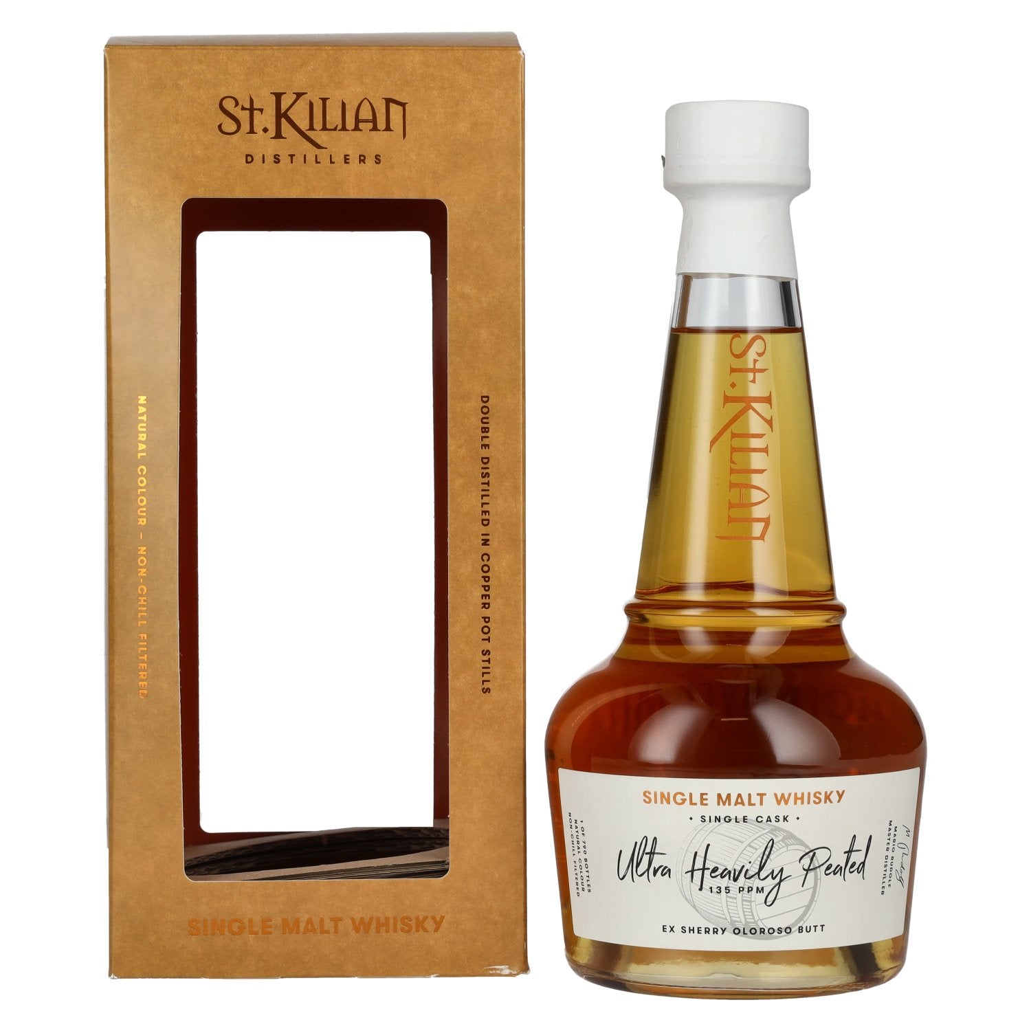 St. Kilian ULTRA HEAVILY PEATED Single Malt Whisky 59,7% Vol. 0,7l in Giftbox