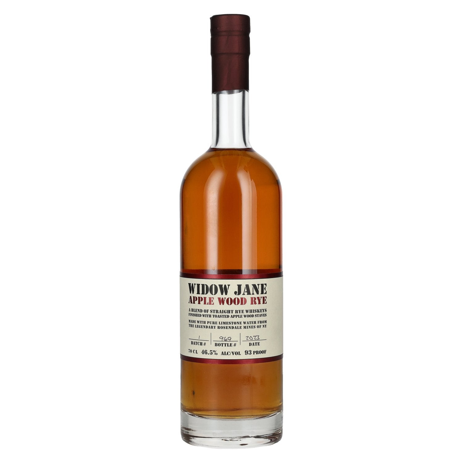 Widow Jane Rye Apple Wood Aged 46,5% Vol. 0,7l