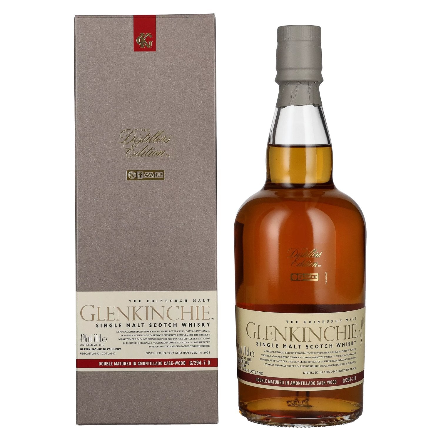 Glenkinchie The Distillers Edition Double Matured 2021 43% Vol. 0,7l in Giftbox