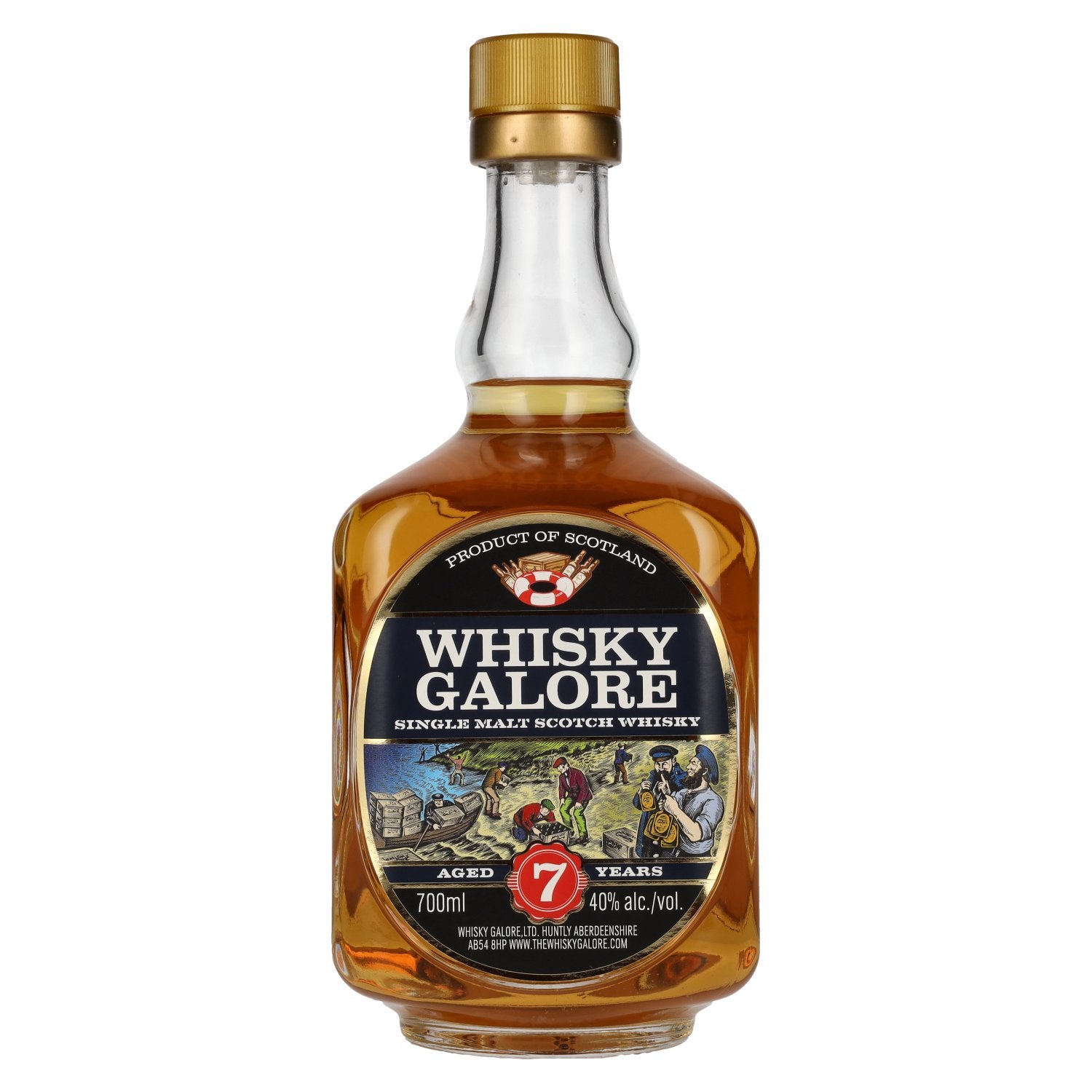 Duncan Taylor Whisky Galore 7 Years Old Single Malt 40% Vol. 0,7l