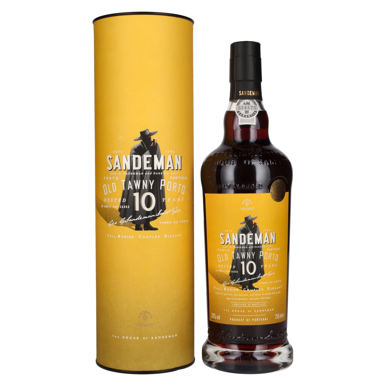 Sandeman 10 Years OLD TAWNY Porto 20% Vol. 0,75l in Giftbox