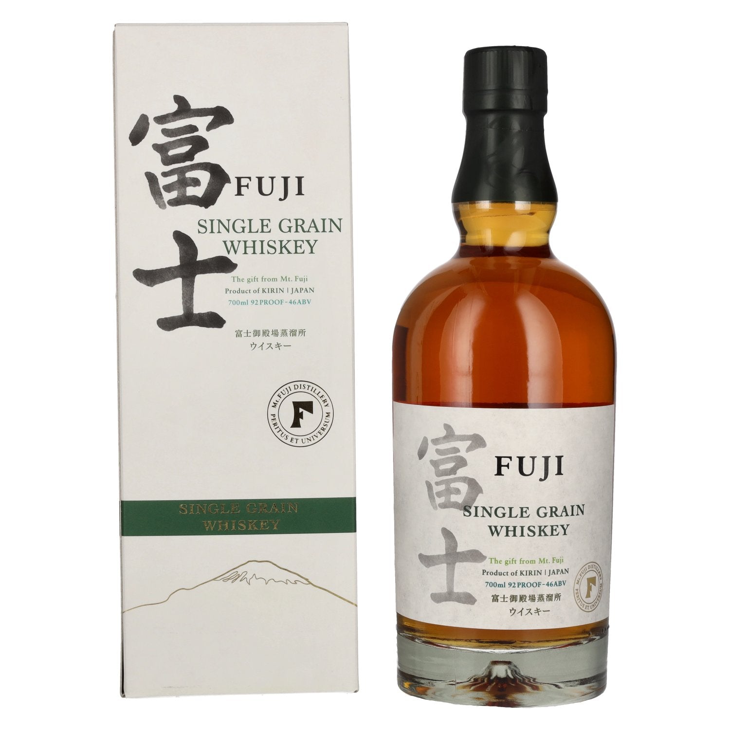 KIRIN FUJI Single Grain Japanese Whiskey 46% Vol. 0,7l in Giftbox