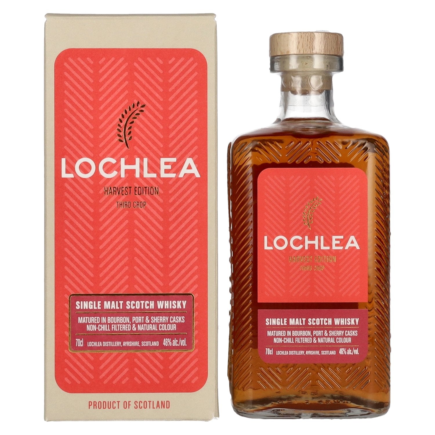 Lochlea HARVEST EDITION Third Crop Single Malt Scotch Whisky 46% Vol. 0,7l in Giftbox