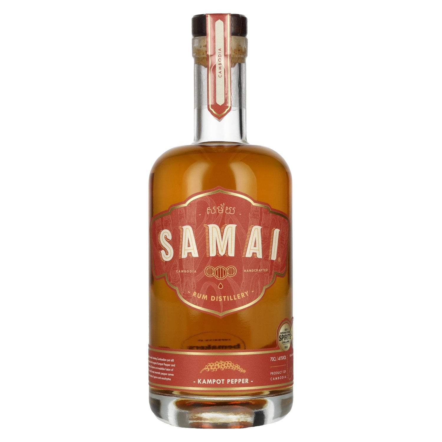 Samai Kampot Pepper Spiced Rum 41% Vol. 0,7l