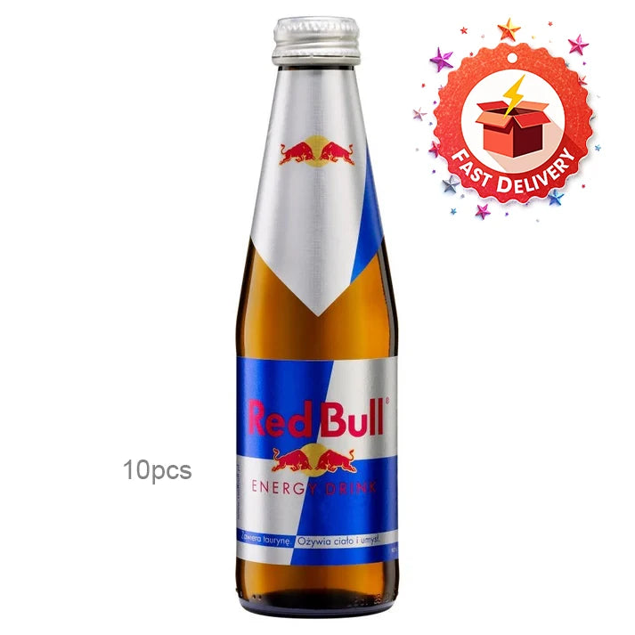 Red Bull Energy Drink Glass bottle 10x0,25l