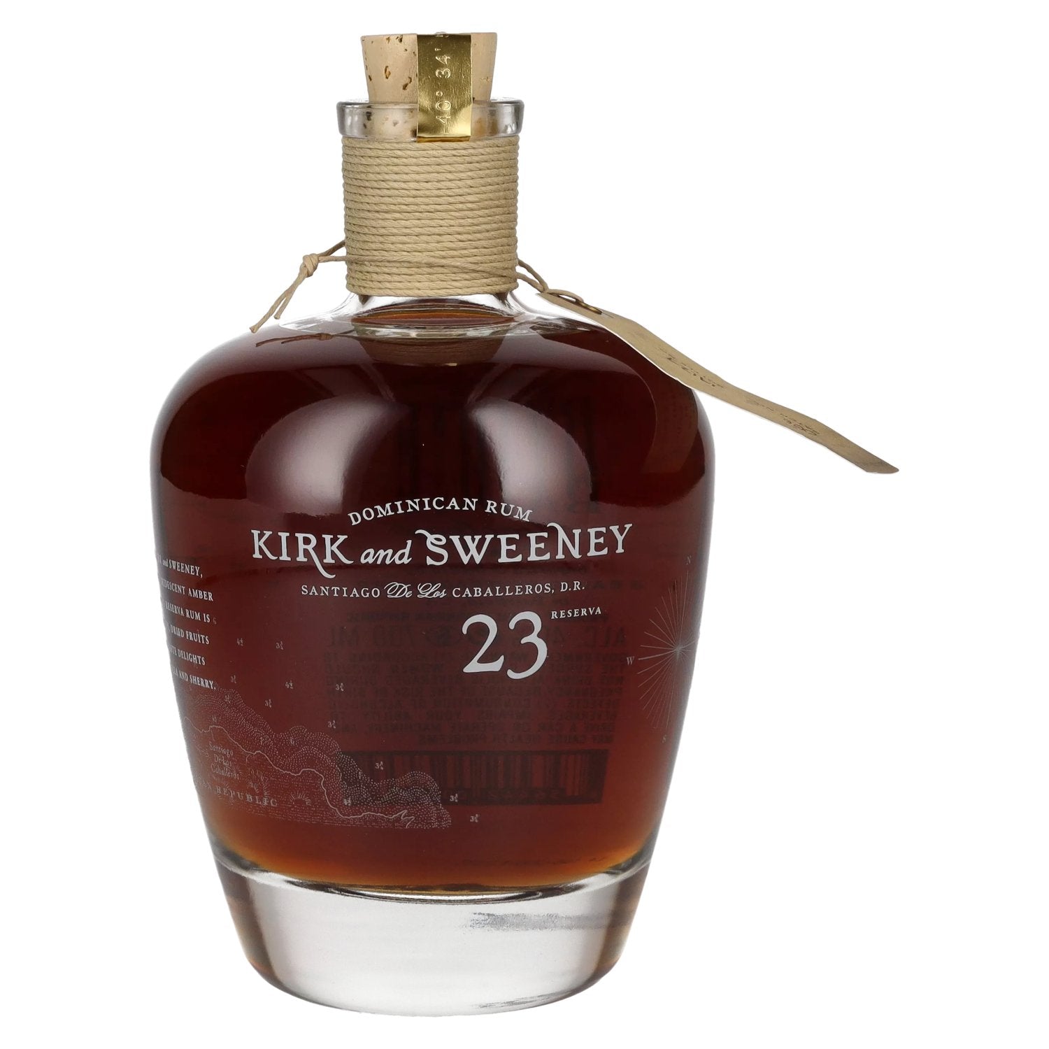 Kirk and Sweeney 23 RESERVA Dominican Rum 40% Vol. 0,7l