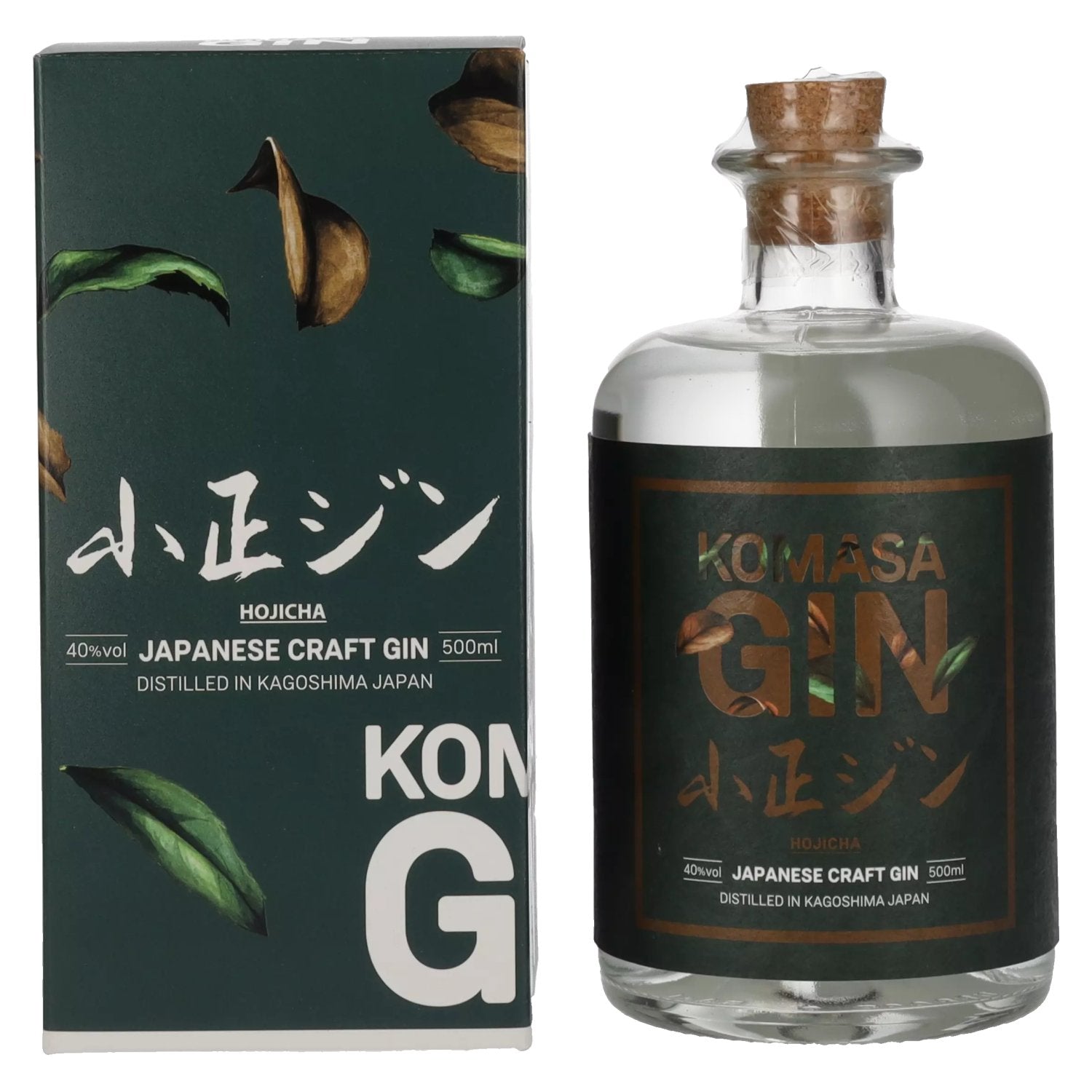 Komasa Gin HOJICHA 40% Vol. 0,5l in Giftbox