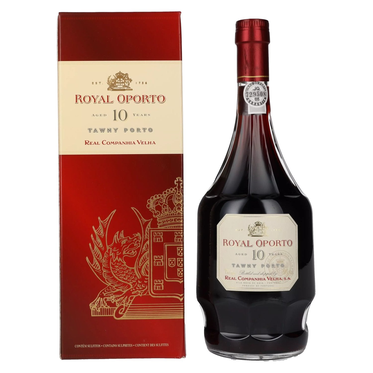 Royal Oporto 10 Years Old Tawny Porto 20% Vol. 0,75l in Giftbox