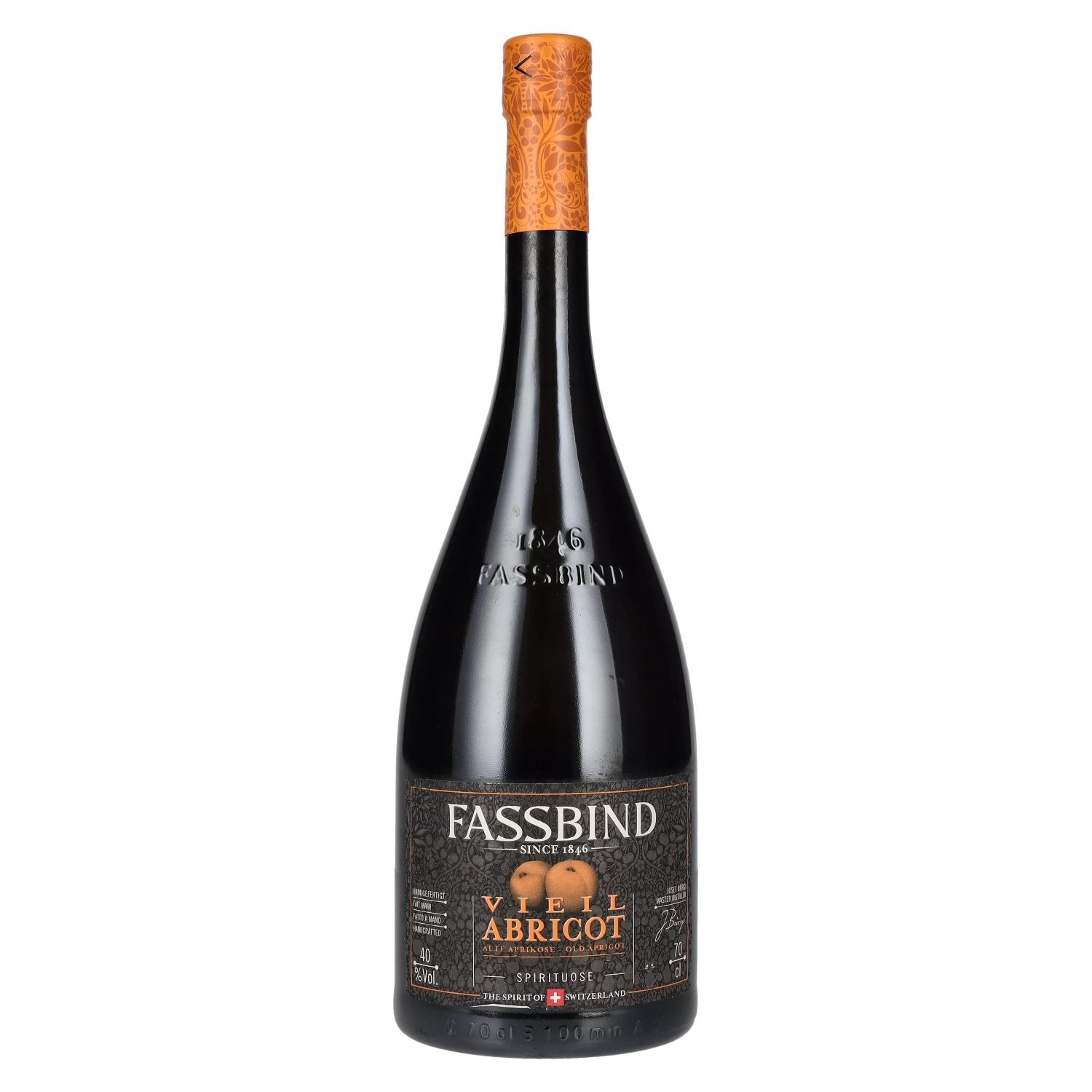 Fassbind Les Vieilles Barriques VIEILL ABRICOT 40% Vol. 0,7l