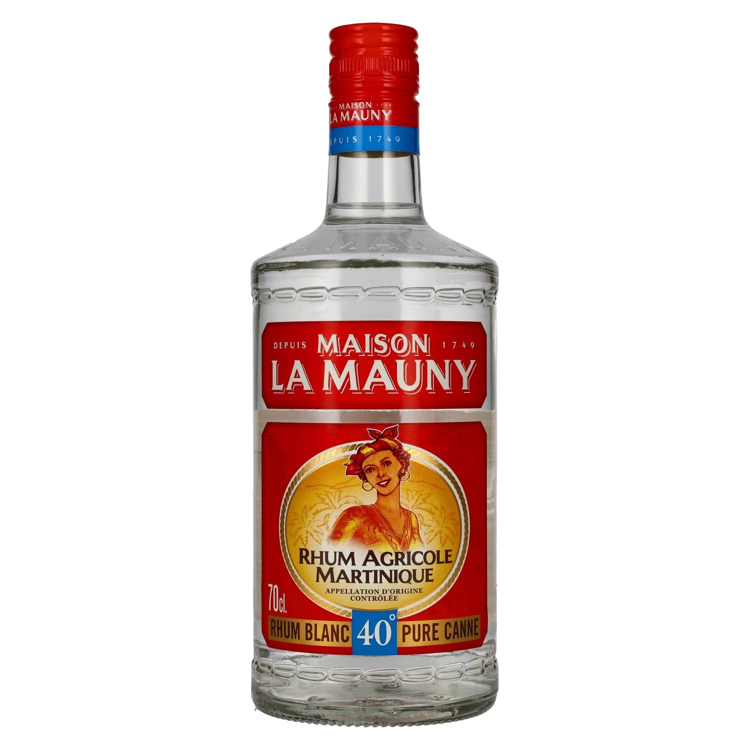 La Mauny Rhum Blanc Agricole 40% Vol. 0,7l