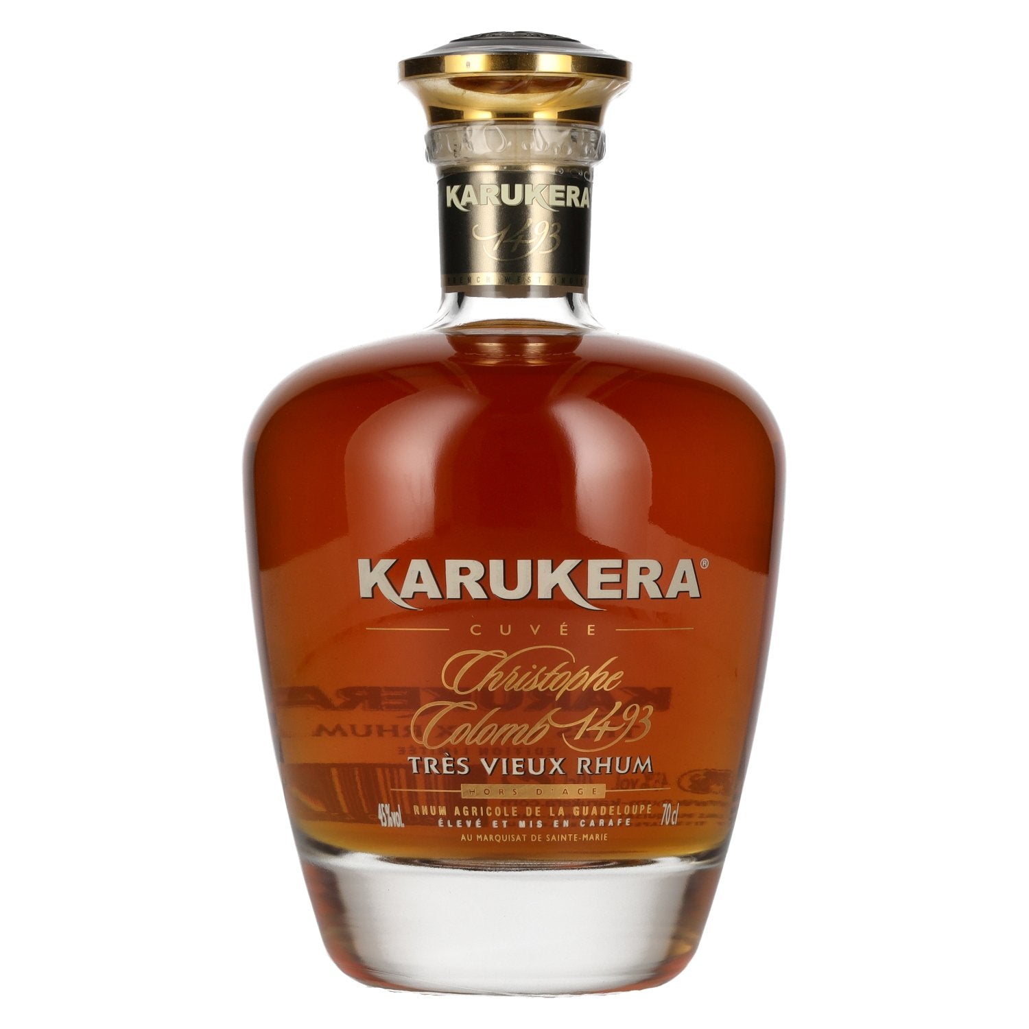 Karukera Cuvee Christophe Colomb 1493 Tres Vieux Rhum Hors dÂ´Age 45% Vol. 0,7l