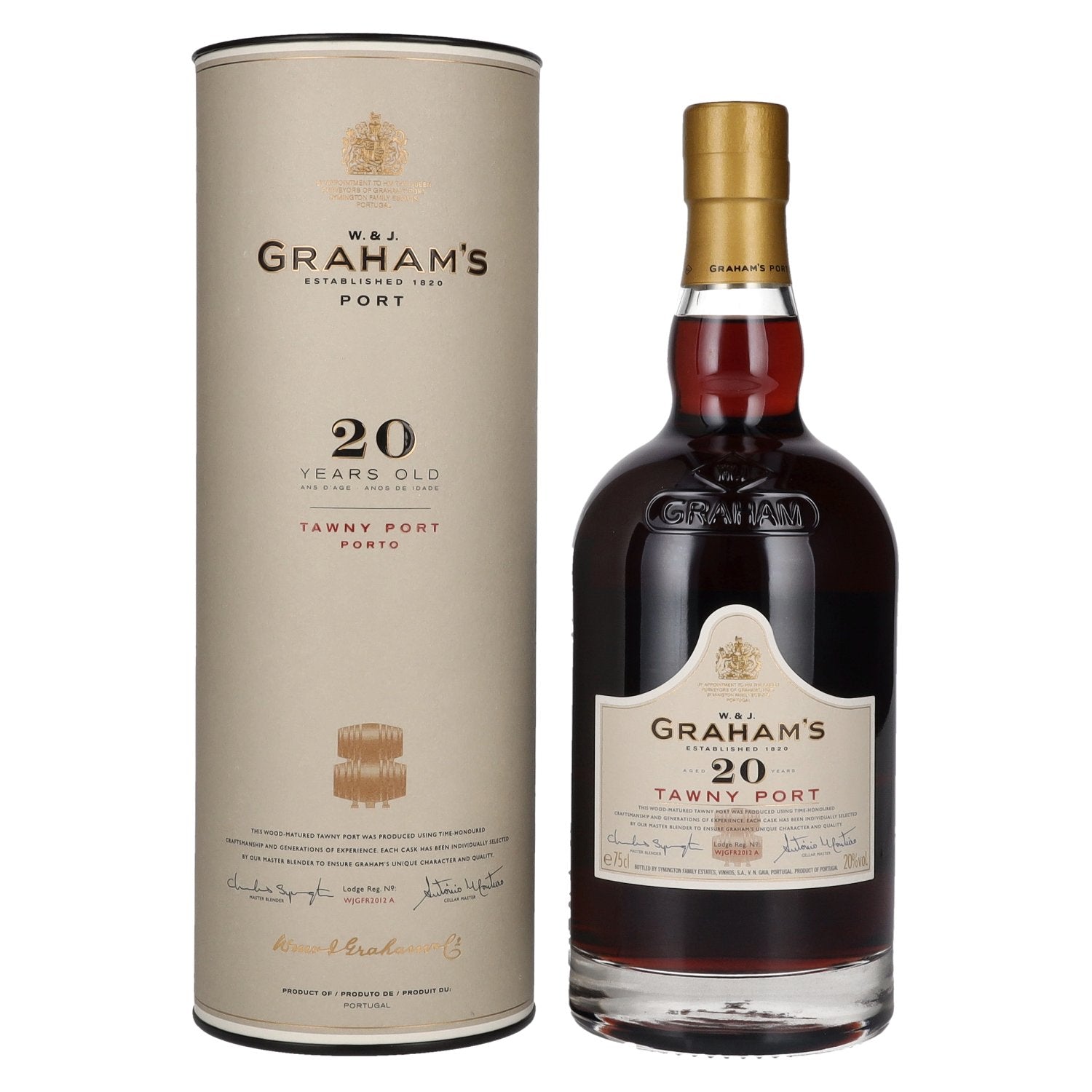 W. & J. Graham's Tawny Port 20 Years Old 20% Vol. 0,75l in Giftbox