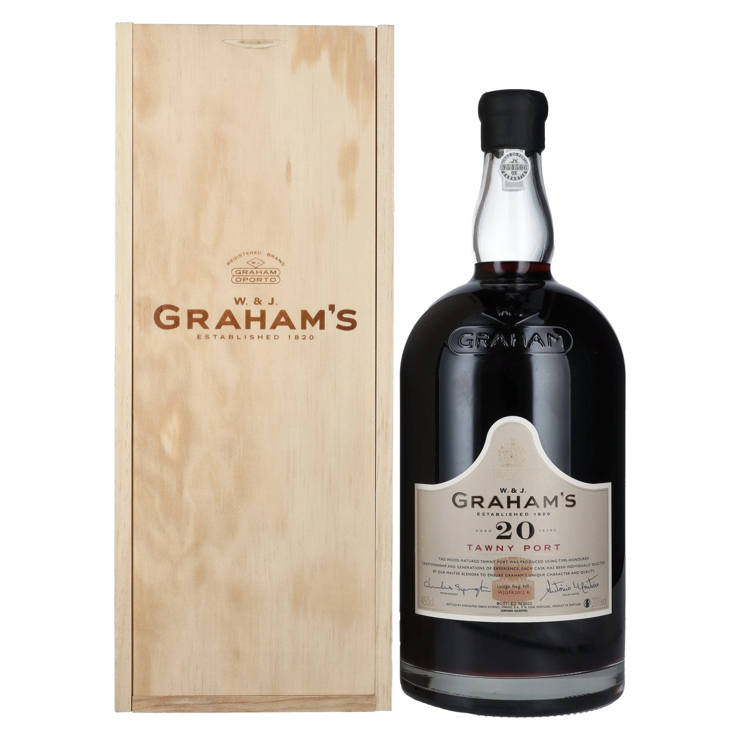 W. & J. Graham's Tawny Port 20 Years Old 20% Vol. 4,5l in Holzkiste