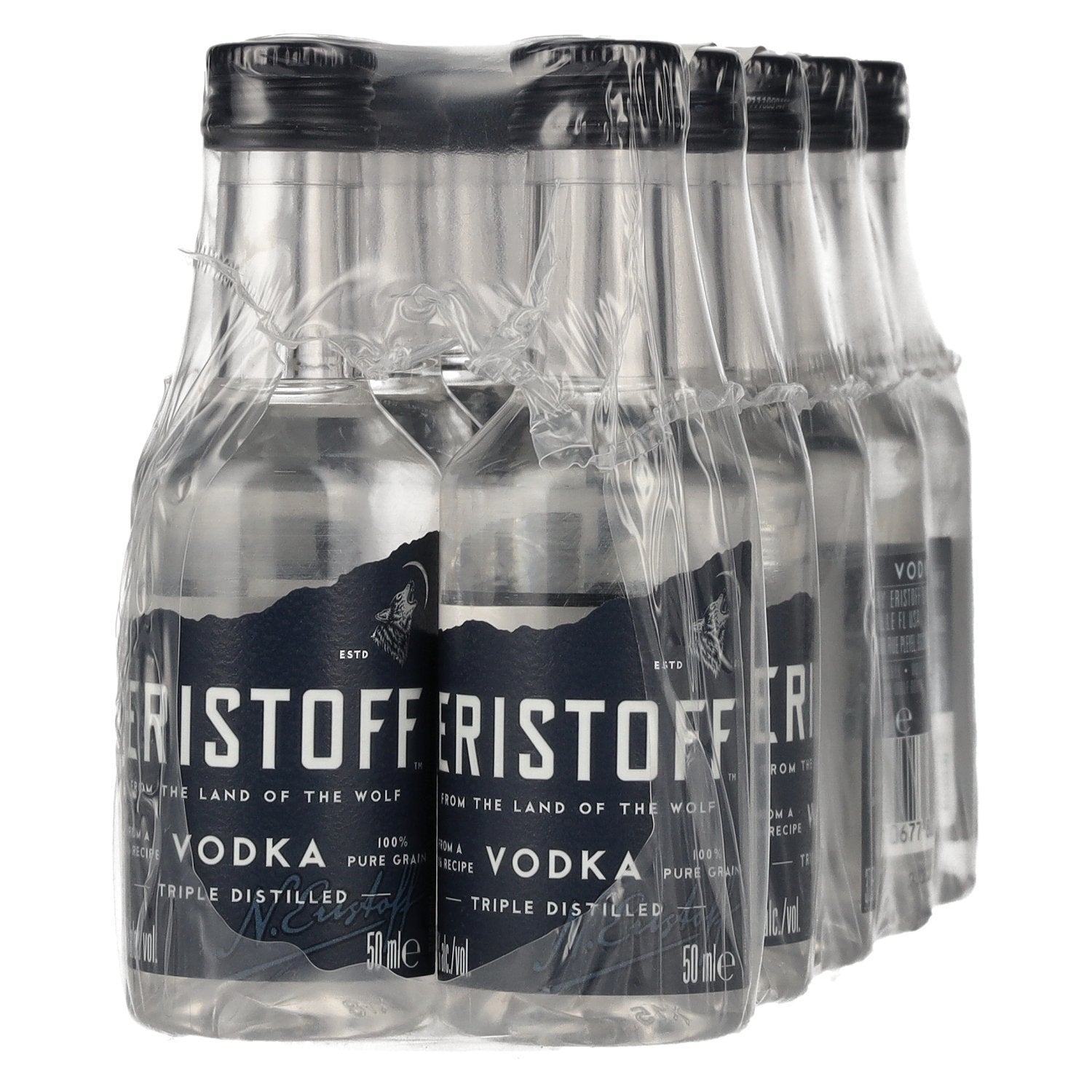 Eristoff Premium Vodka 37,5% Vol. 10x0,05l PET