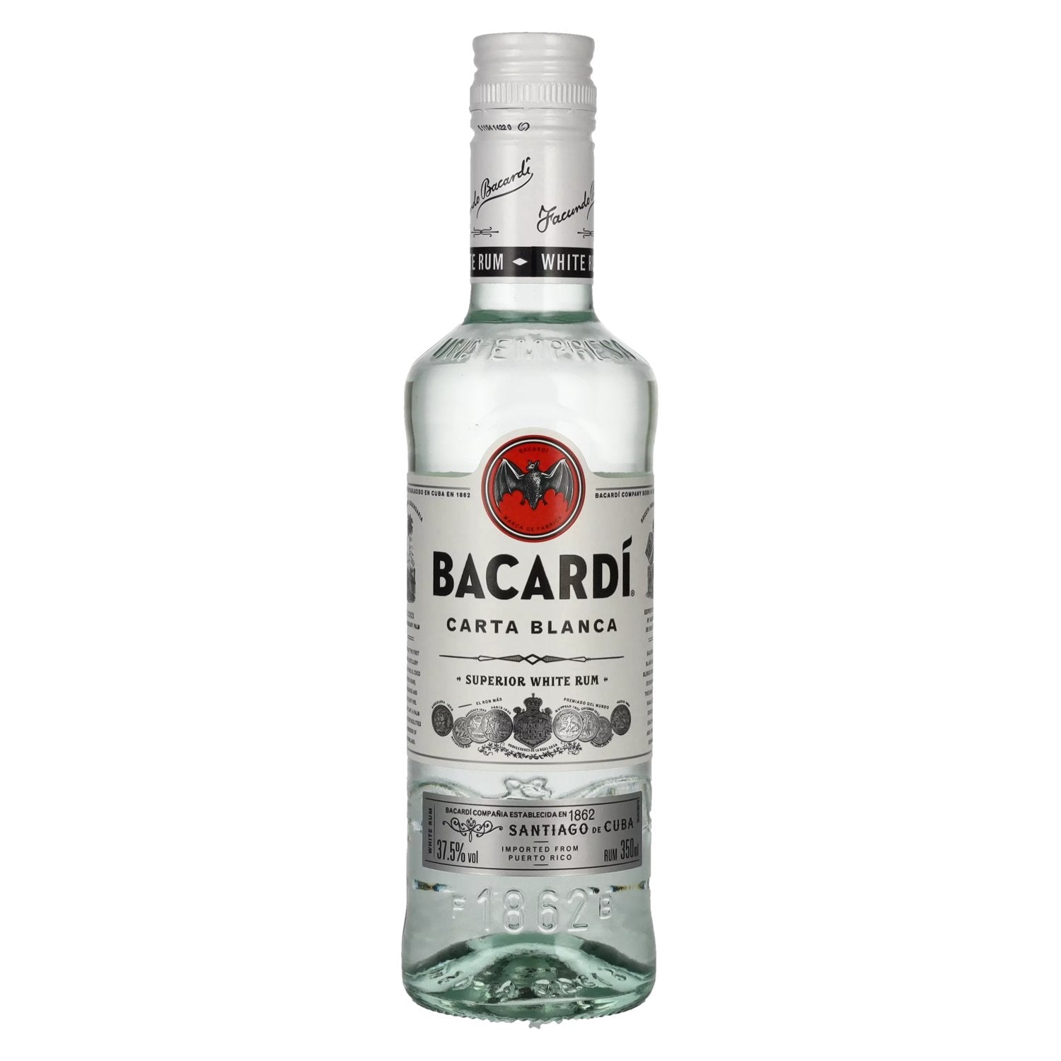 Bacardi Ron Carta Blanca Superior 37,5% Vol. 0,35l