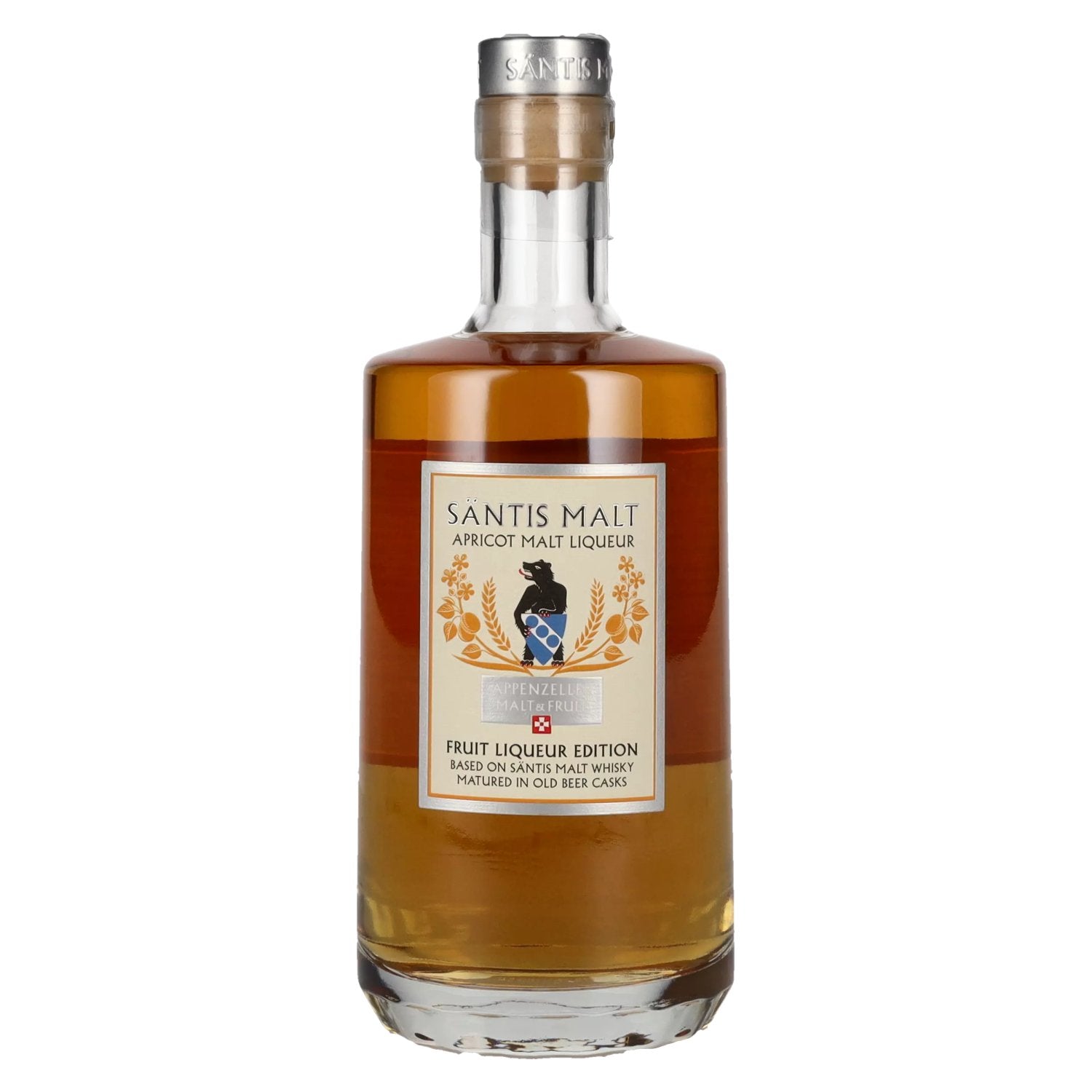 Saentis Malt Appenzeller Malt & Fruit APRICOT MALT LIQUEUR 35% Vol. 0,5l