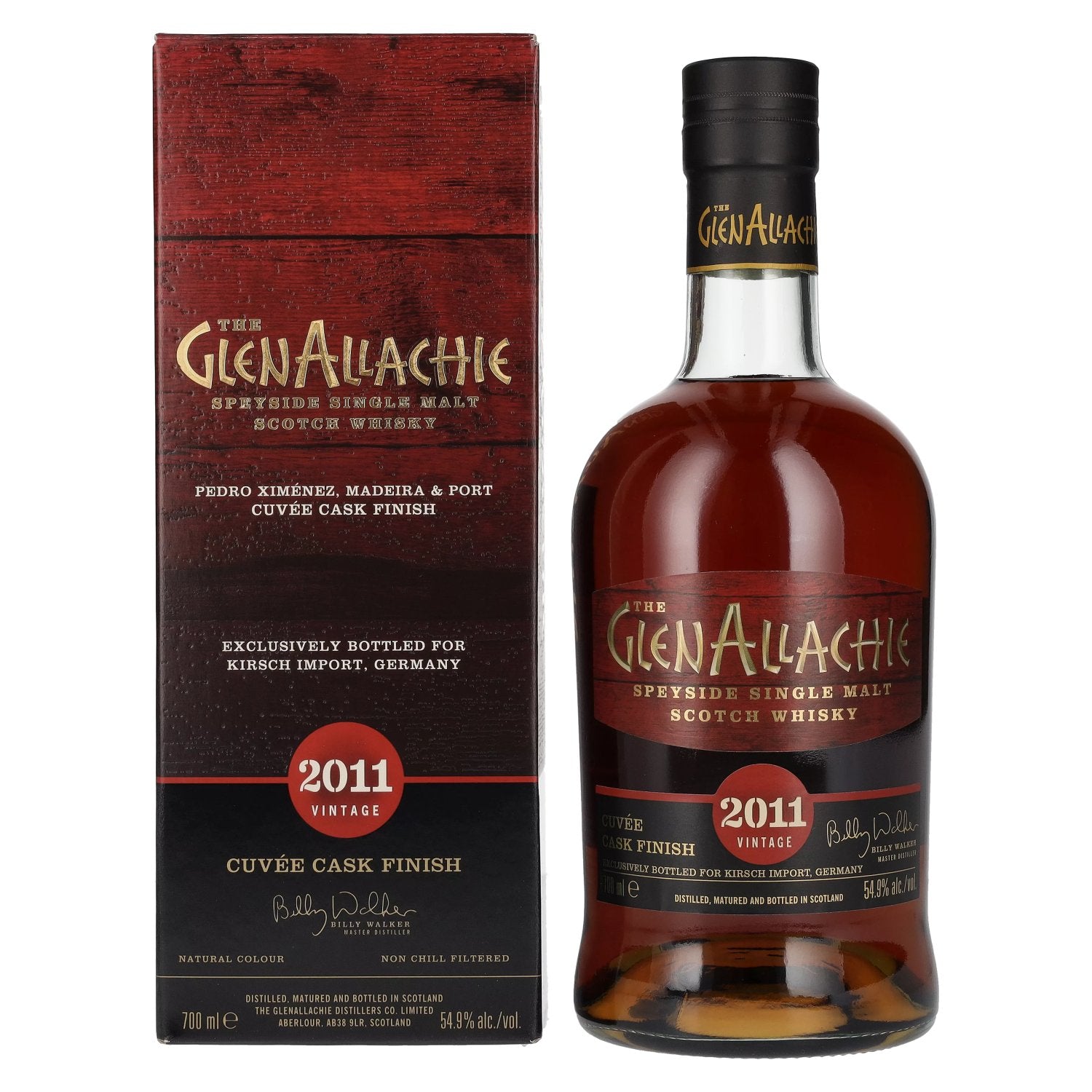 The GlenAllachie CUVEE CASK FINISH Vintage 2011 54,9% Vol. 0,7l in Giftbox