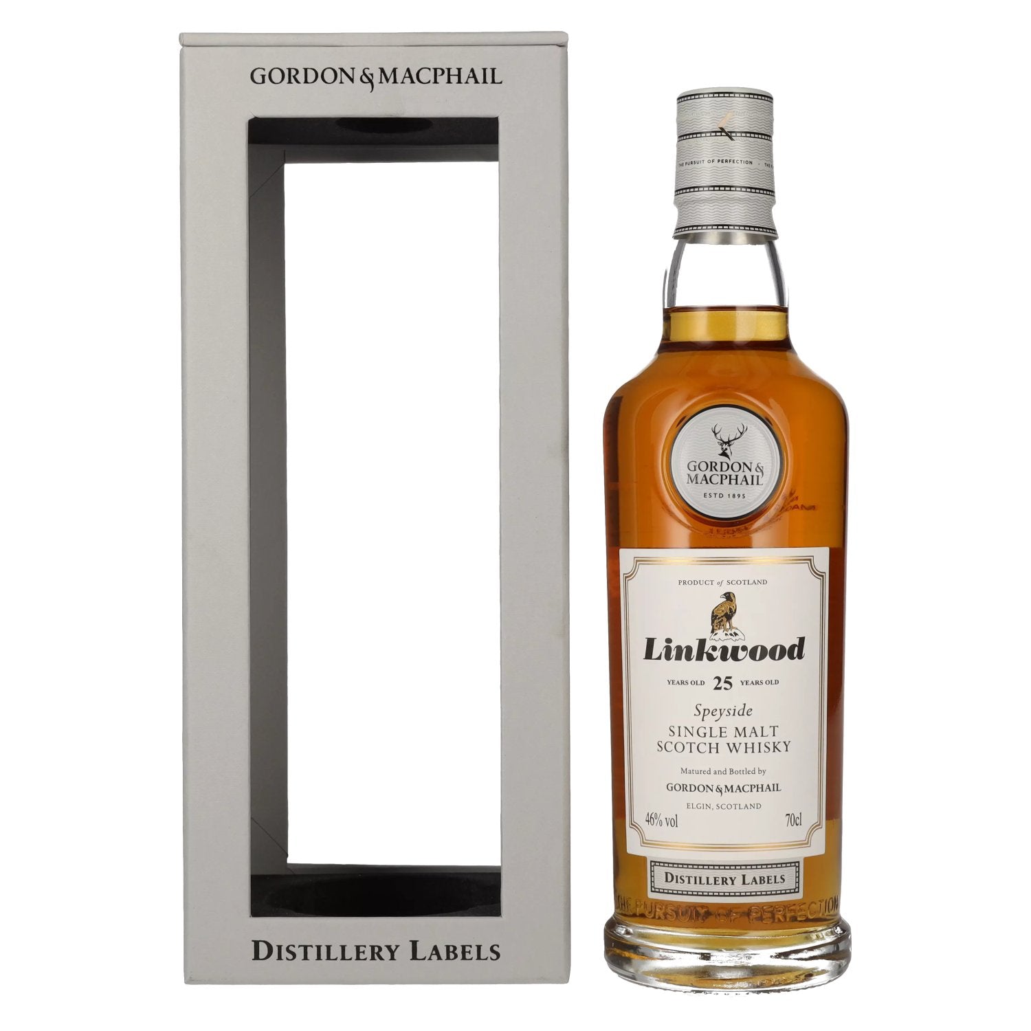 Gordon & MacPhail LINKWOOD 25 Years Old Distillery Labels 46% Vol. 0,7l in Giftbox