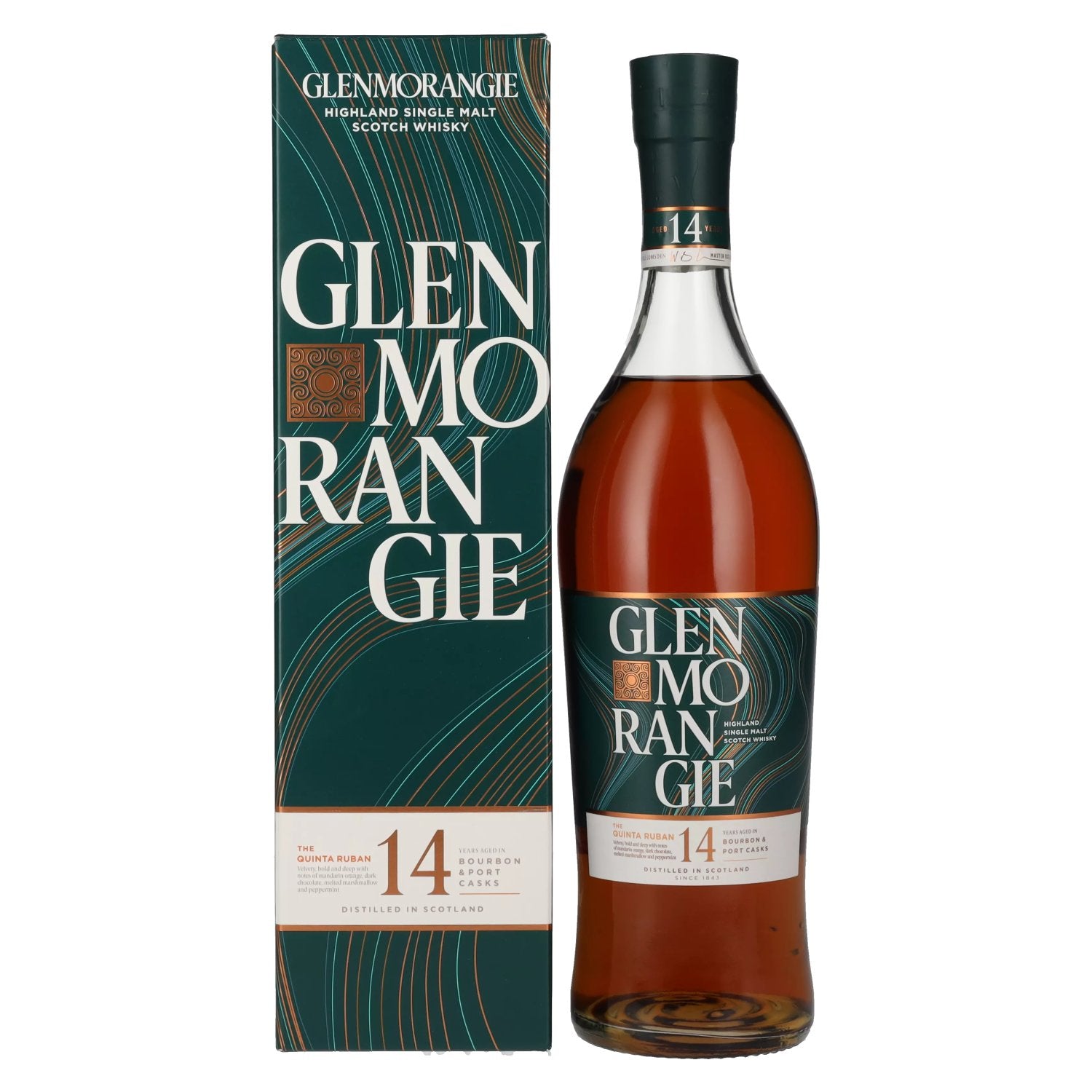 Glenmorangie The QUINTA RUBAN 14 Years Old Highland Single Malt 46% Vol. 0,7l in Giftbox