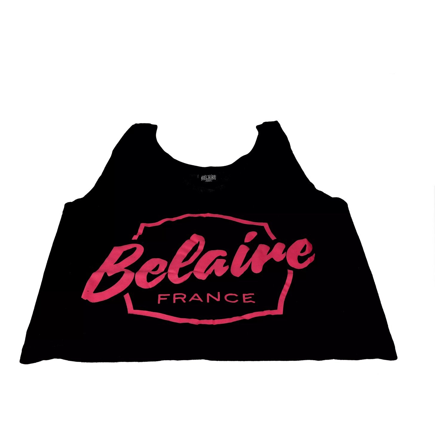 Luc Belaire Crop Tank Top Schwarz-Pink