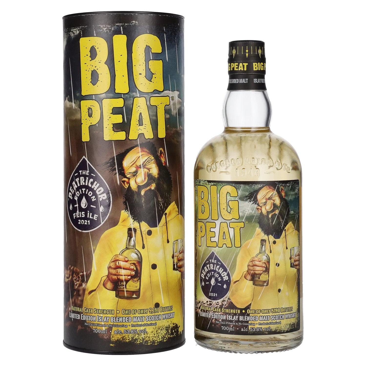 Douglas Laing BIG PEAT The PETRICHOR Edition Feis Ile 2021 53,8% Vol. 0,7l in Giftbox