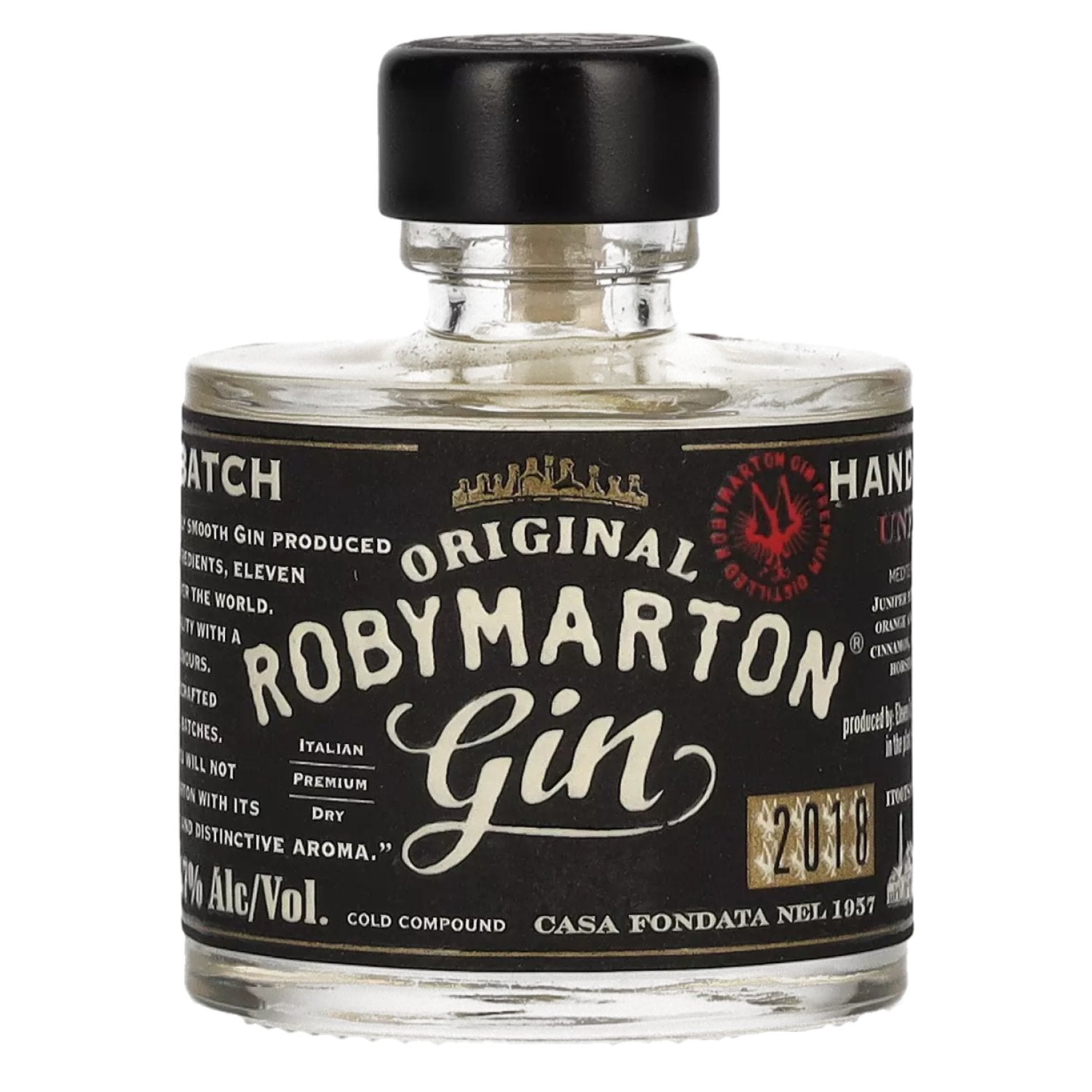 Roby Marton Gin Original Italian Premium Dry 47% Vol. 0,05l