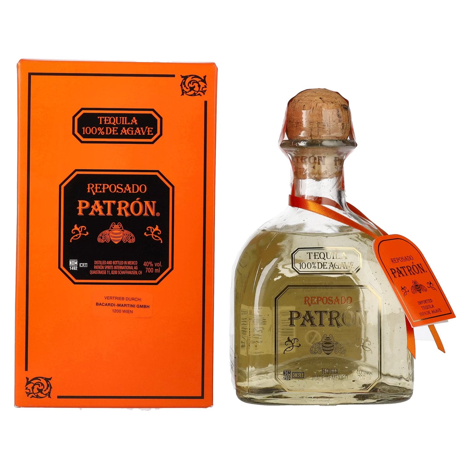 Patron Tequila Reposado 40% Vol. 0,7l in Giftbox