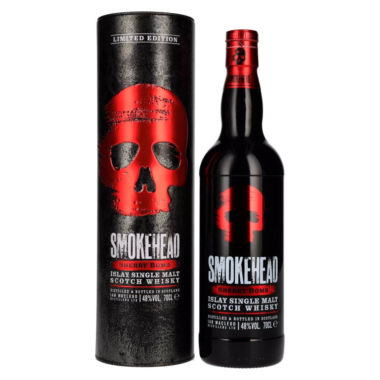 Smokehead SHERRY BOMB Islay Single Malt Scotch Whisky 48% Vol. 0,7l in Tinbox