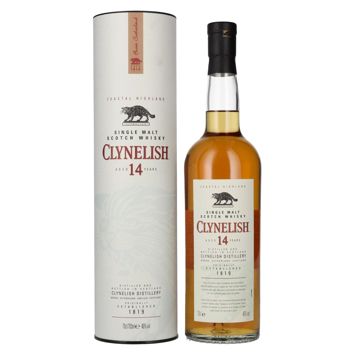 Clynelish 14 Years Old Single Malt 46% Vol. 0,7l in Giftbox