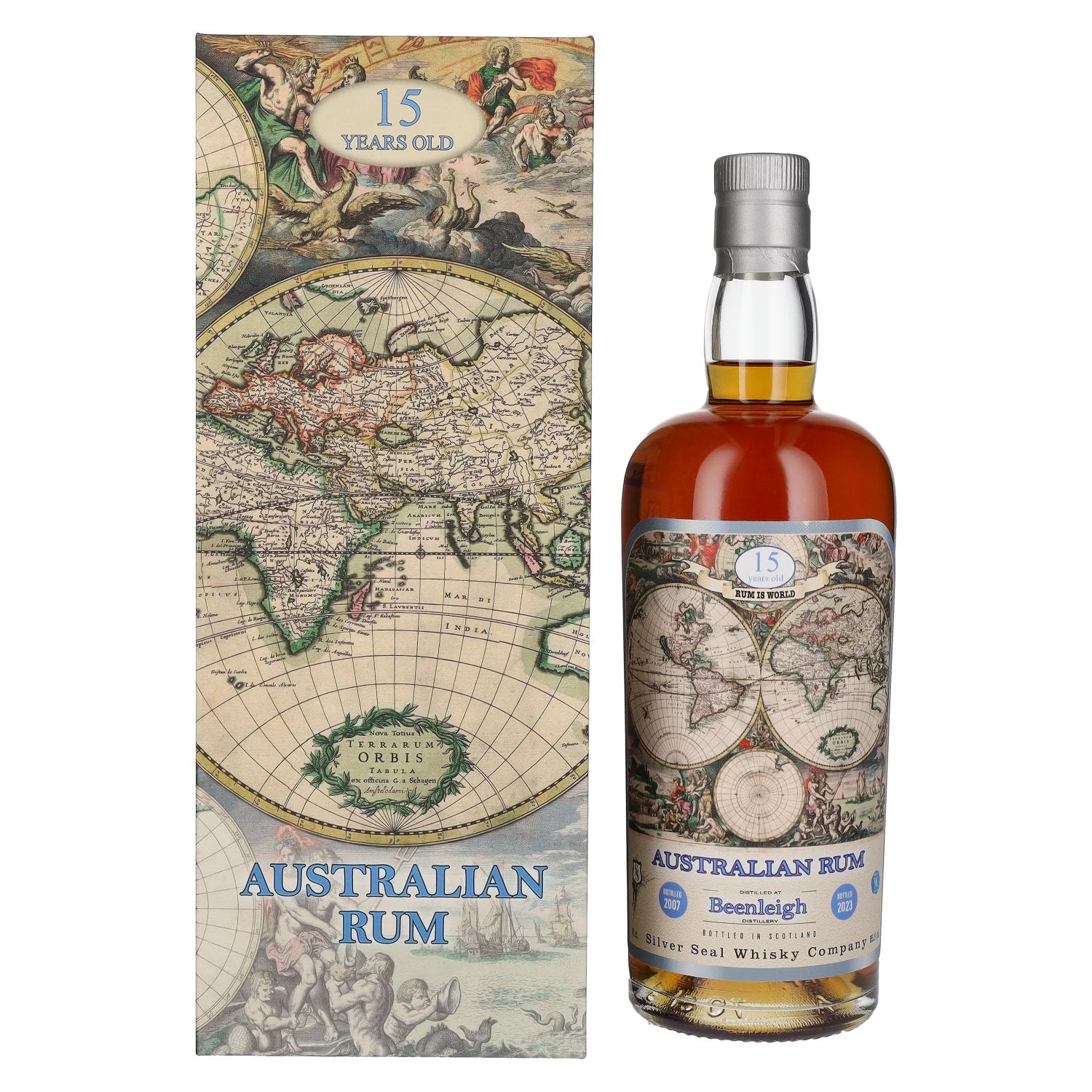 Silver Seal AUSTRALIAN Rum 15 Years Old 2007 65,2% Vol. 0,7l in Giftbox