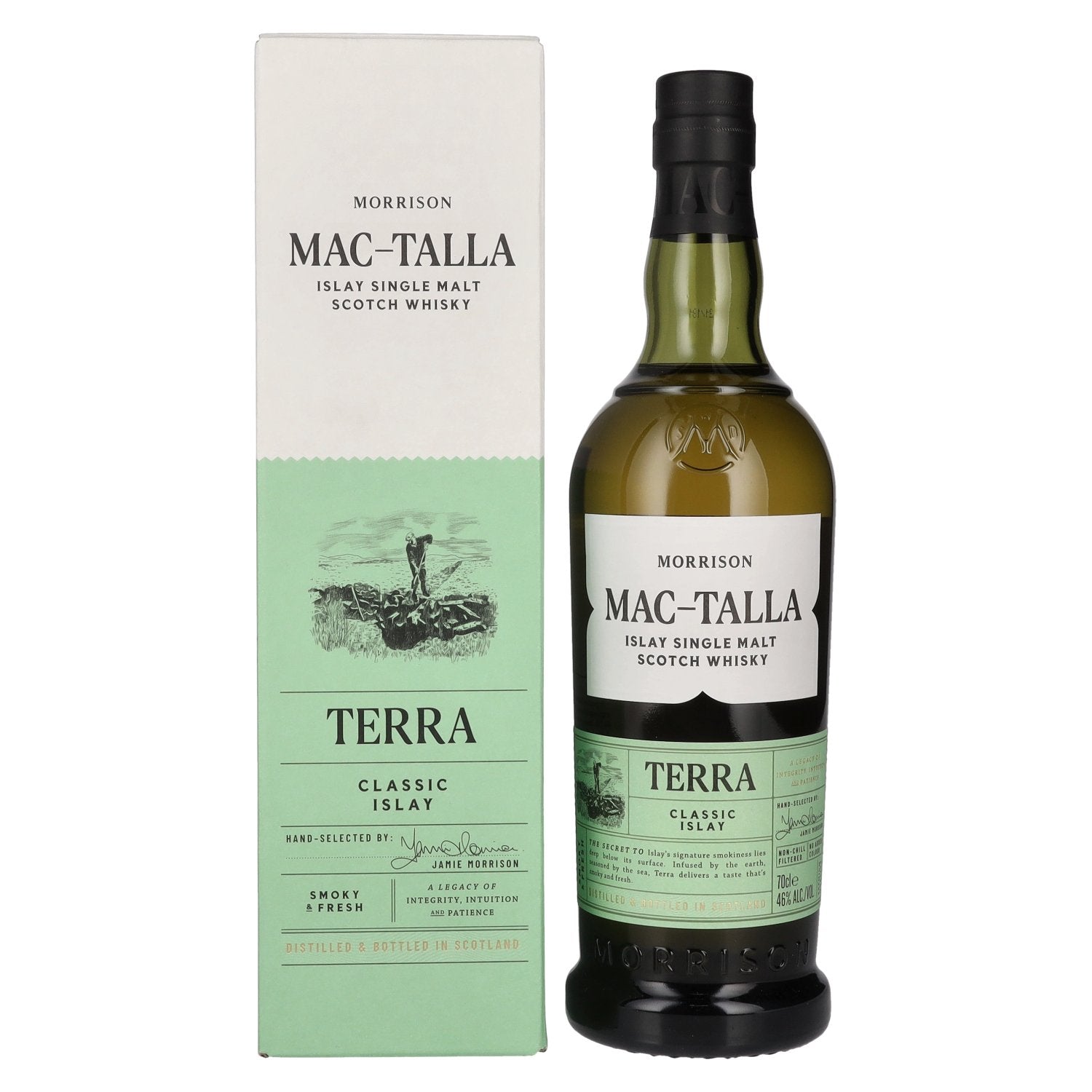 Mac-Talla Morrison TERRA Classic Islay Single Malt Scotch Whisky 46% Vol. 0,7l in Giftbox