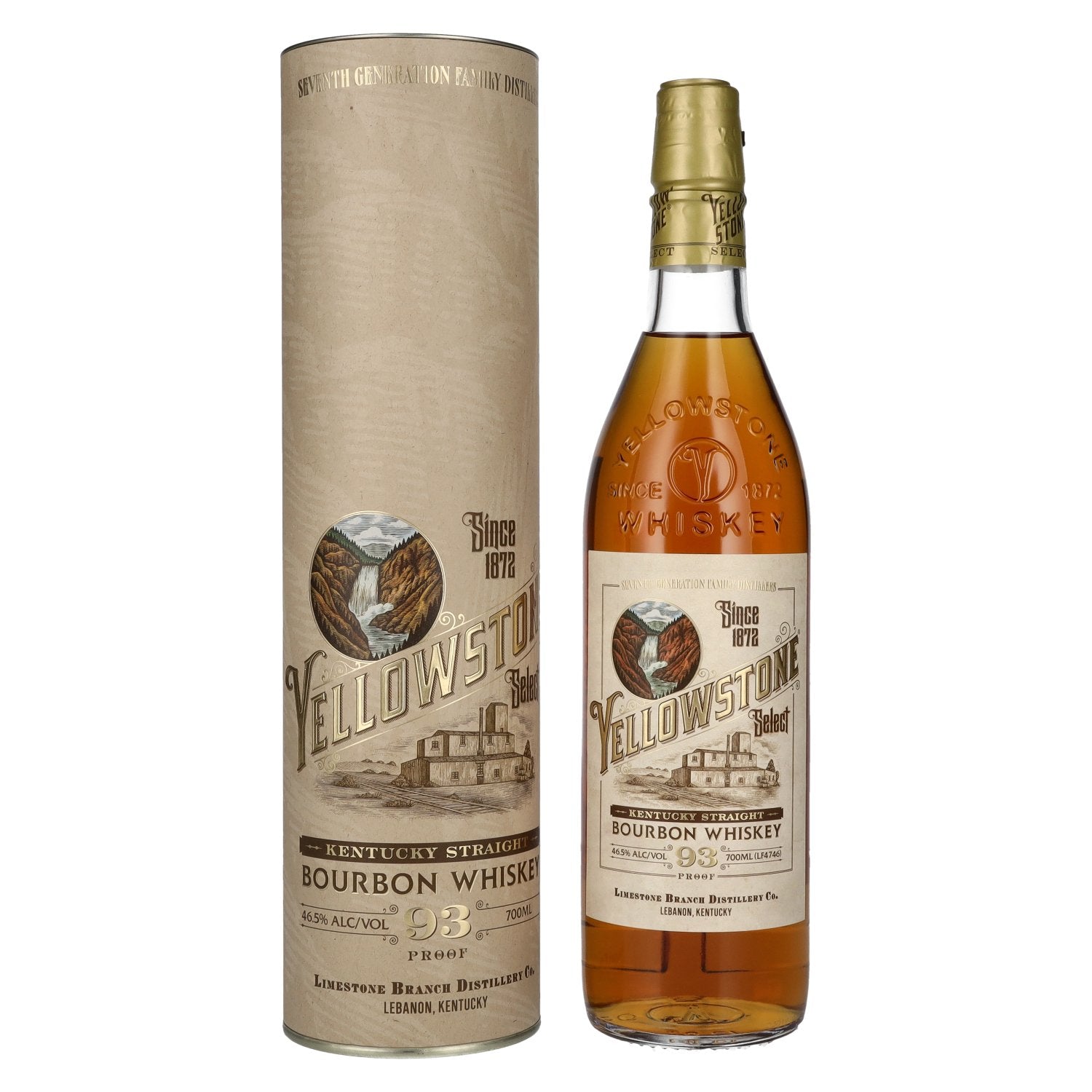 Yellowstone SELECT Kentucky Straight Bourbon Whiskey 46,5% Vol. 0,7l in Giftbox