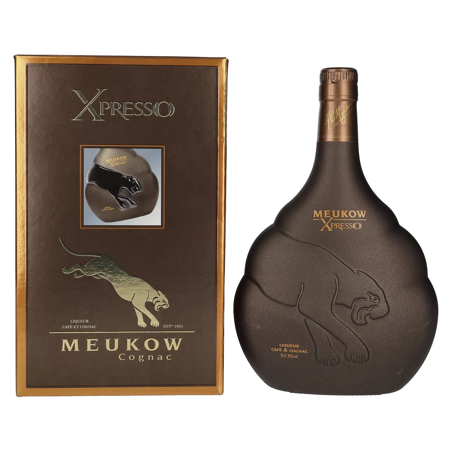 Meukow Xpresso Cafe & Cognac Liqueur 20% Vol. 0,7l in Giftbox