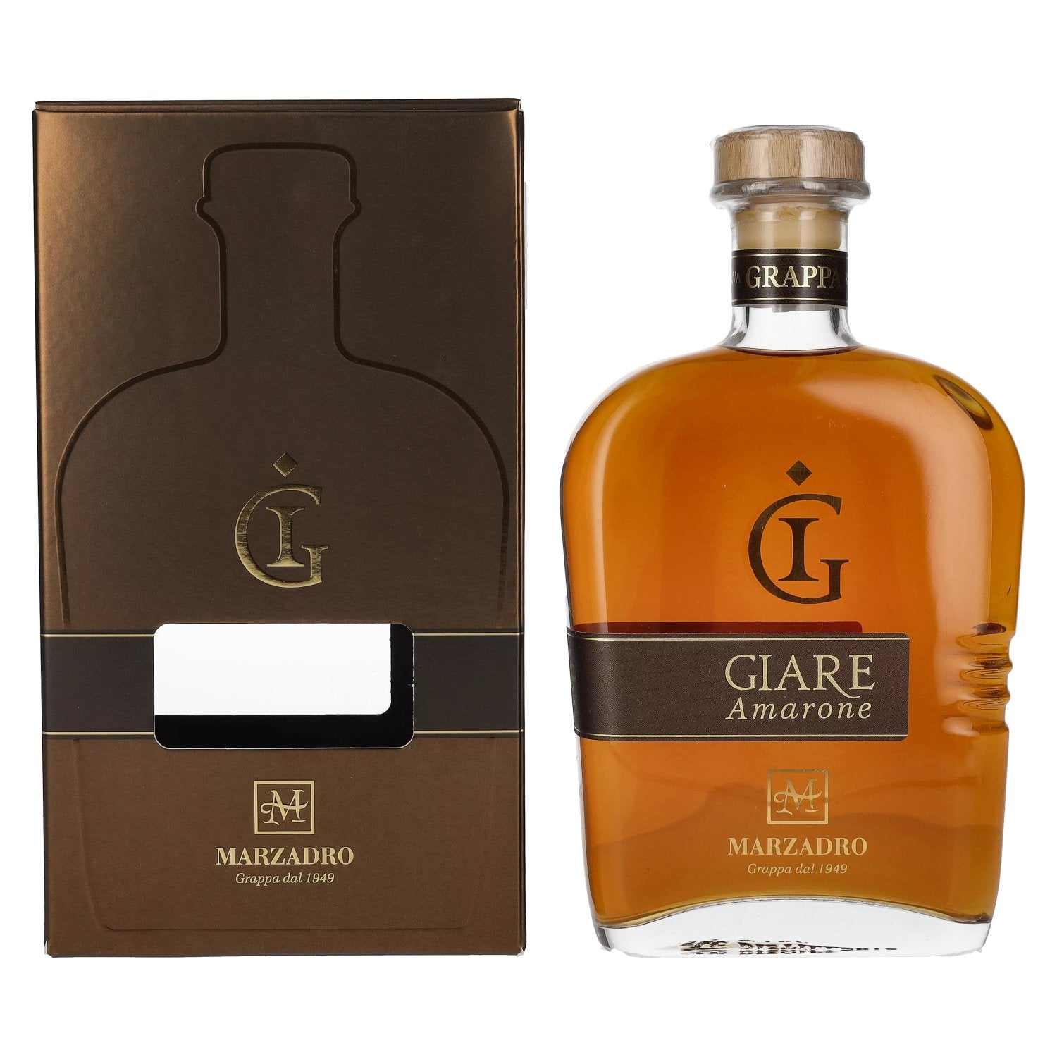 Marzadro GIARE Amarone Grappa 41% Vol. 0,7l in Giftbox