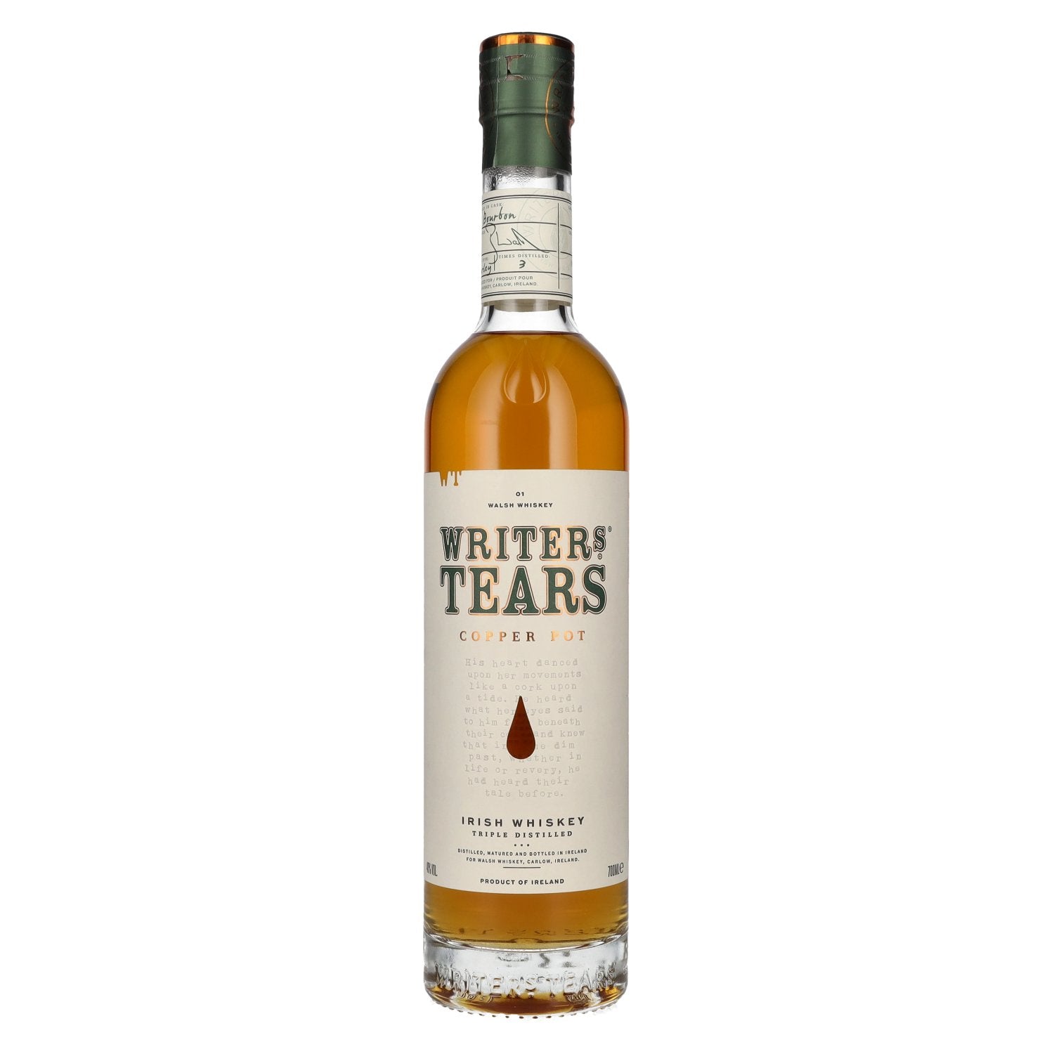 Writer's Tears COPPER POT Irish Whiskey 40% Vol. 0,7l