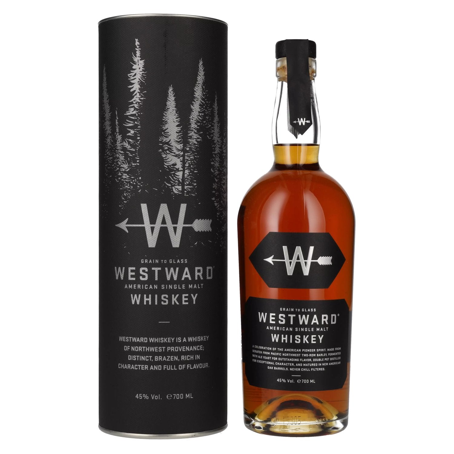 Westward American Single Malt Whiskey 45% Vol. 0,7l in Giftbox