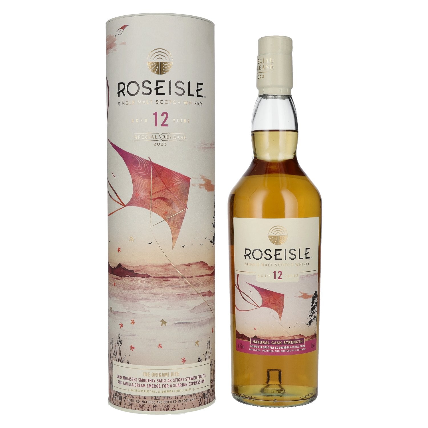 Roseisle 12 Years Old THE ORIGAMI KITE Single Malt Special Release 2023 56,5% Vol. 0,7l in Giftbox