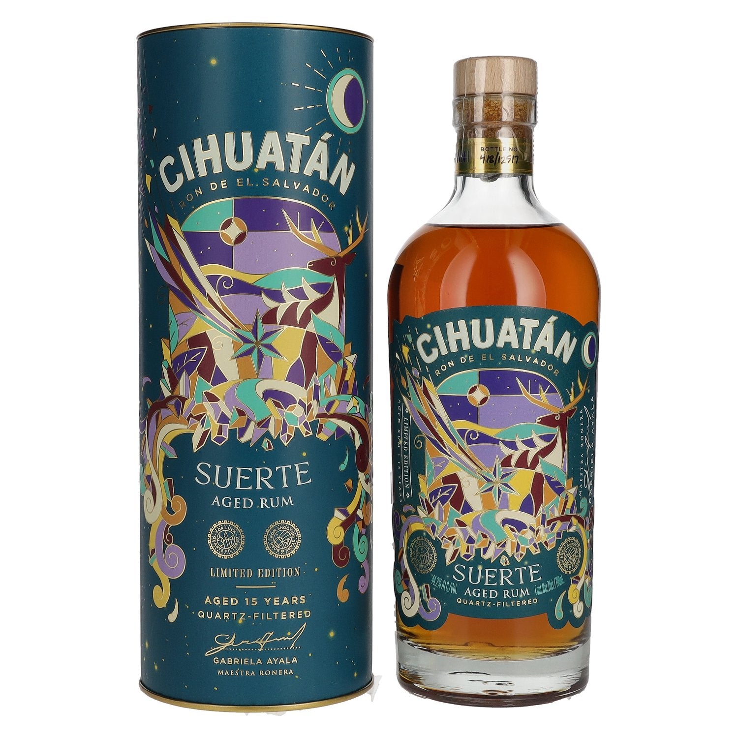 Cihuatan SUERTE Rum El Salvador Limited Edition 2023 44,2% Vol. 0,7l in Giftbox