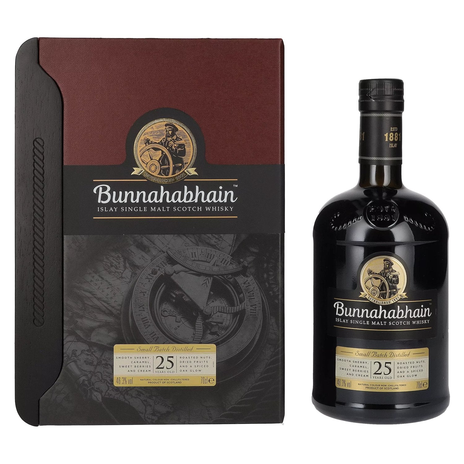 Bunnahabhain 25 Years Old Islay Single Malt Scotch Whisky 46,3% Vol. 0,7l in Giftbox