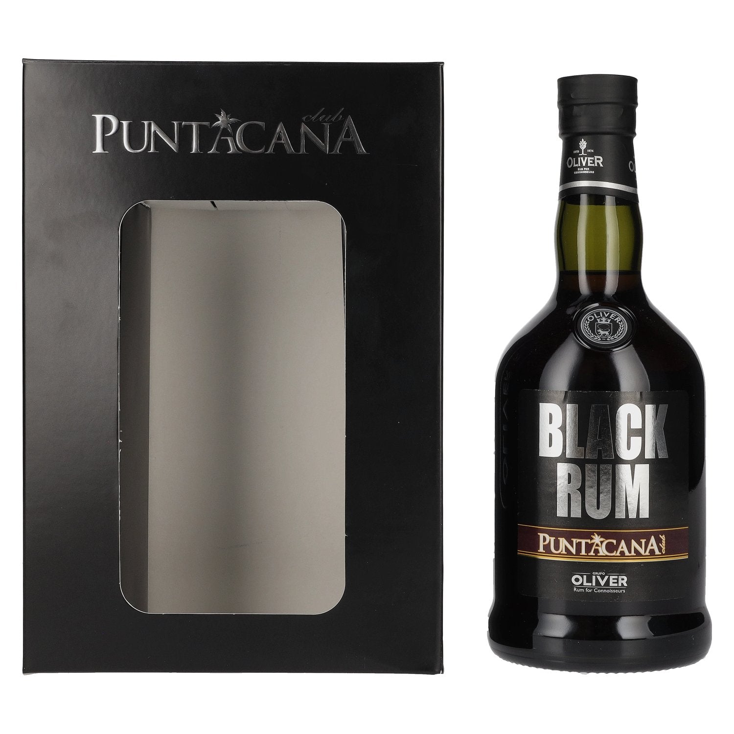 Punta Cana Club BLACK RUM 38% Vol. 0,7l in Giftbox