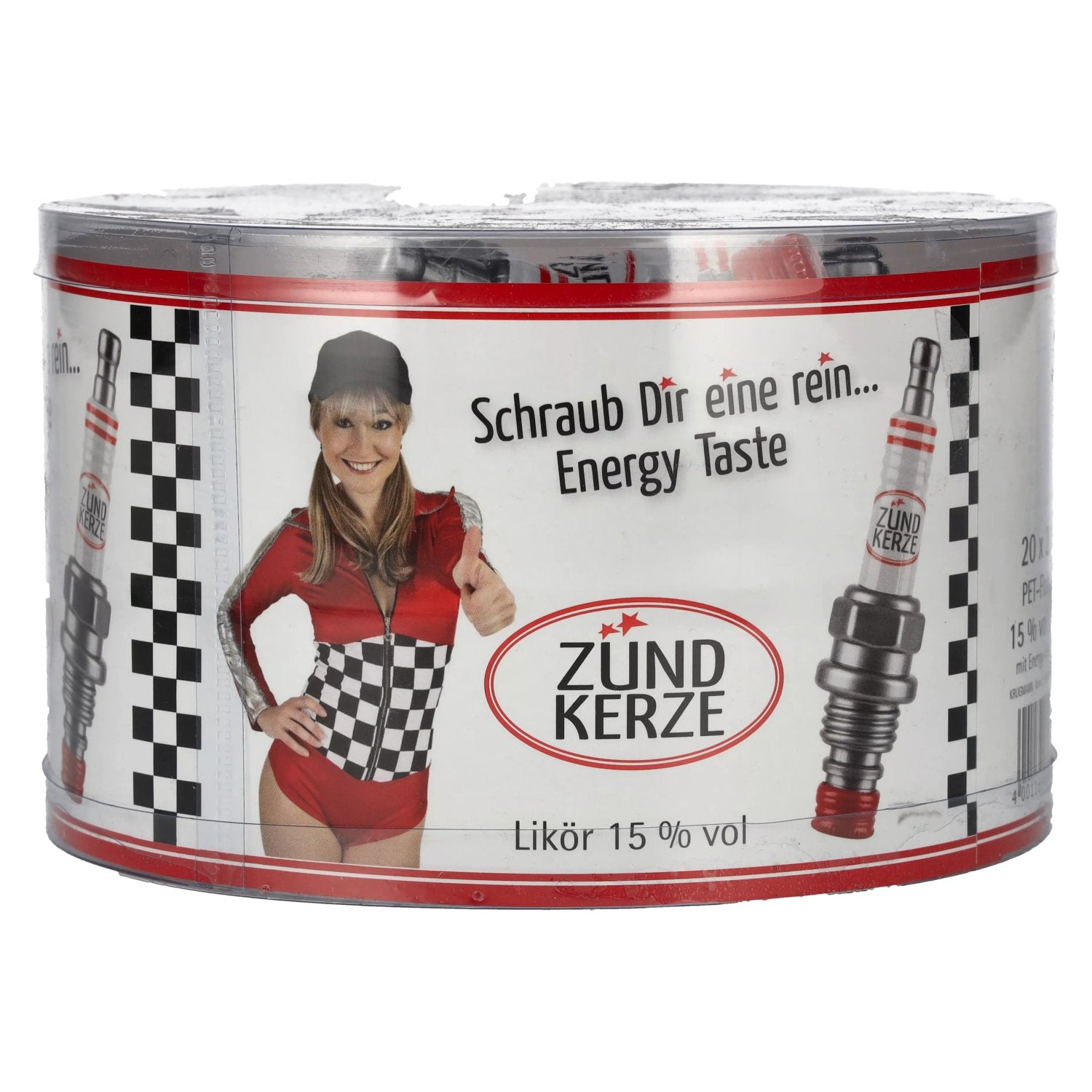 Krugmann ZUENDKERZE Energy-Taste-Likoer 15% Vol. 20x0,02l