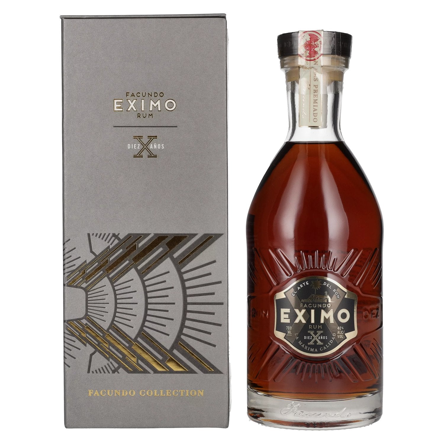 Facundo EXIMO X Anos Rum 40% Vol. 0,7l in Giftbox